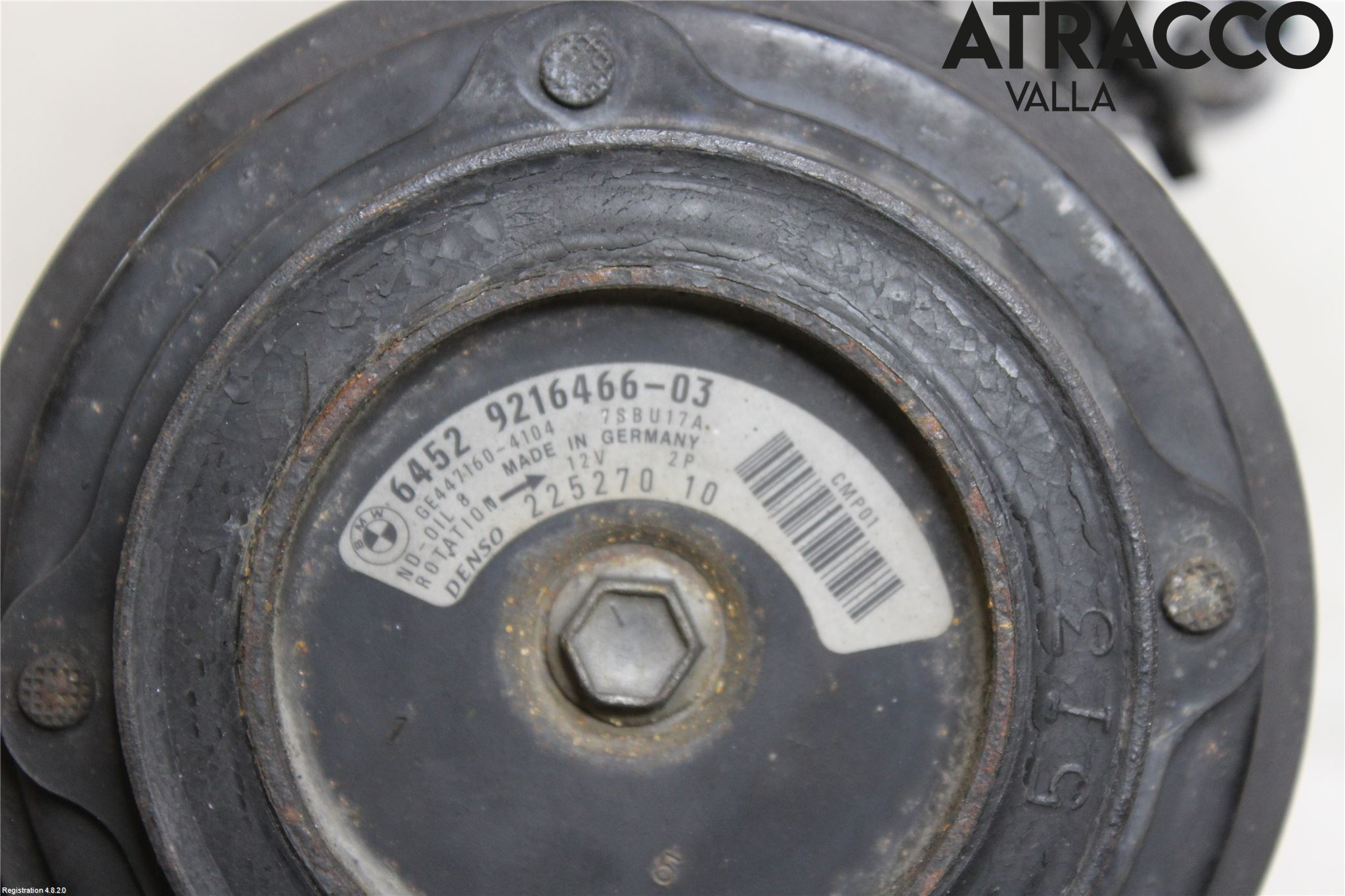 BMW 5 F10/F11/F18 09-17 Varme Ac Kompressor