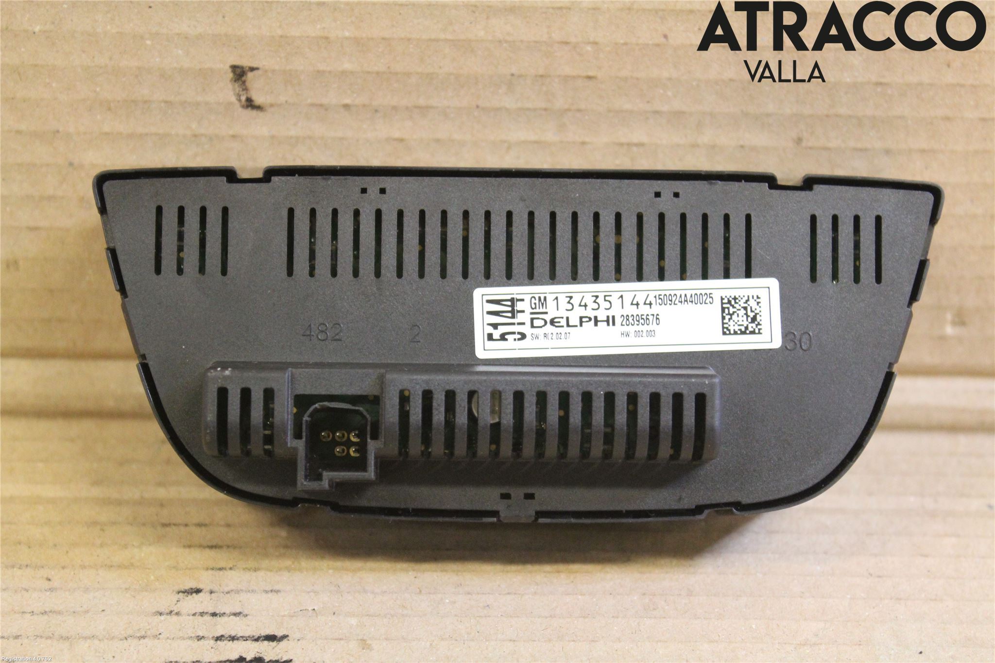 Opel MERIVA B 10-17 Varme Ac Betjening-Display