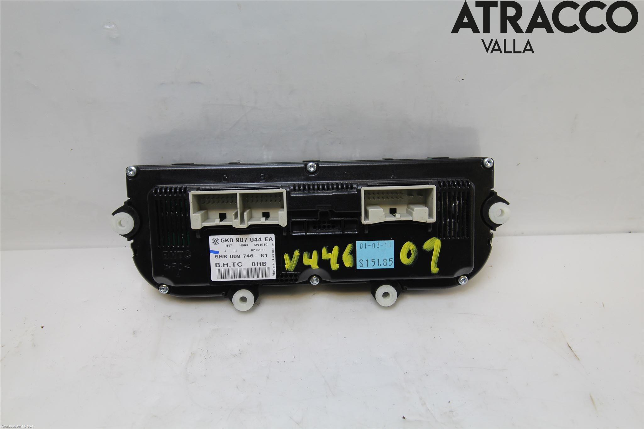 Volkswagen VW PASSAT 11-14 Varme Ac Betjening-Display