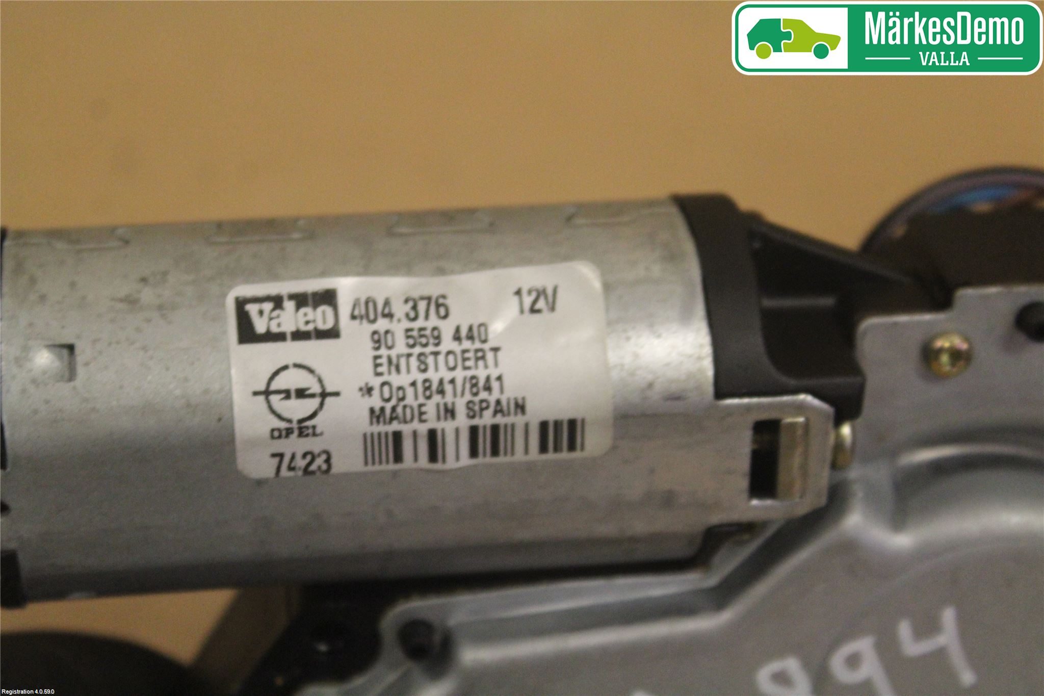 Opel ASTRA G 98-03 Viskermotor Bakluke