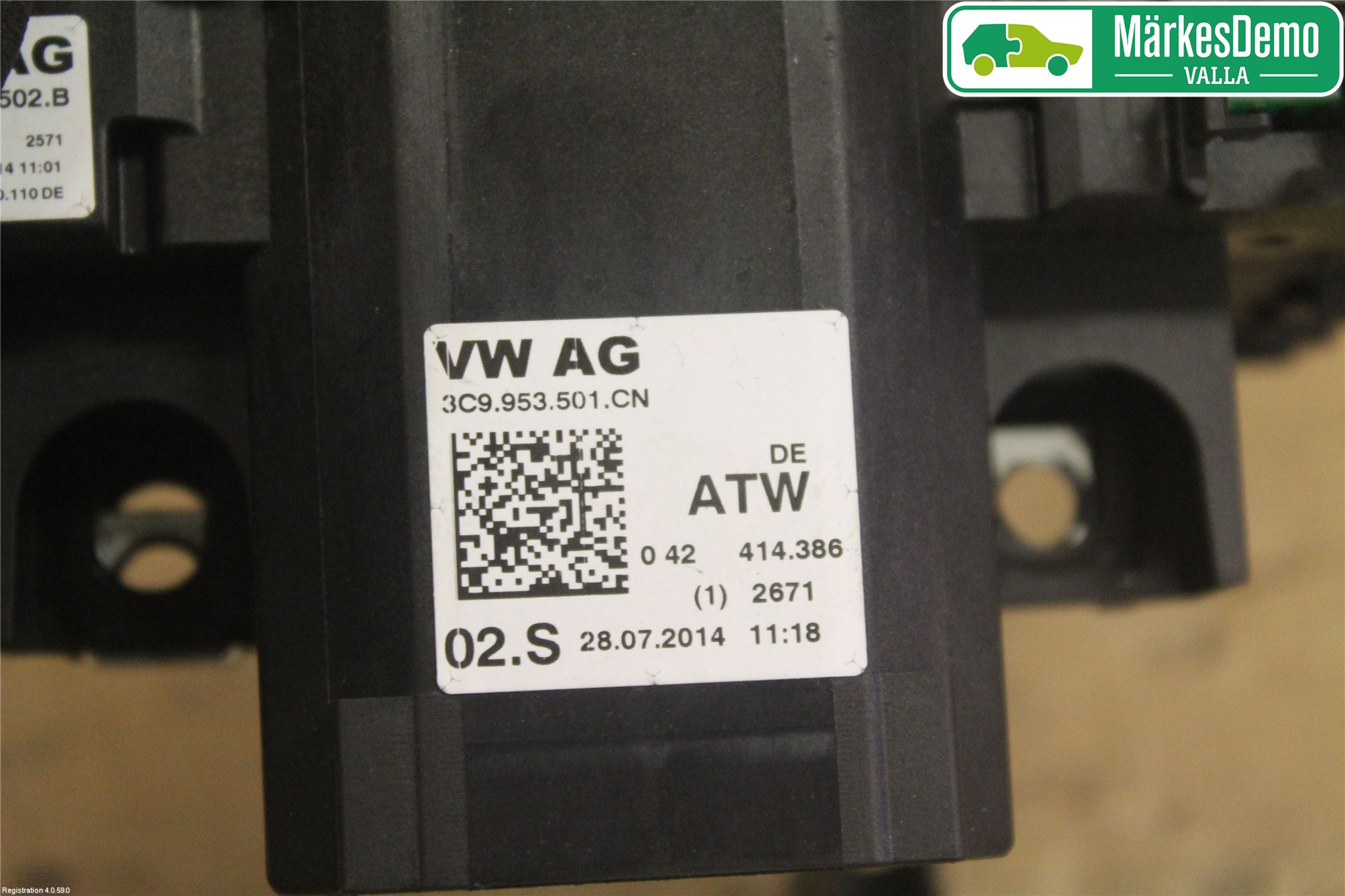 Volkswagen VW PASSAT 11-14 Bryter Ratt Kombi H Og V