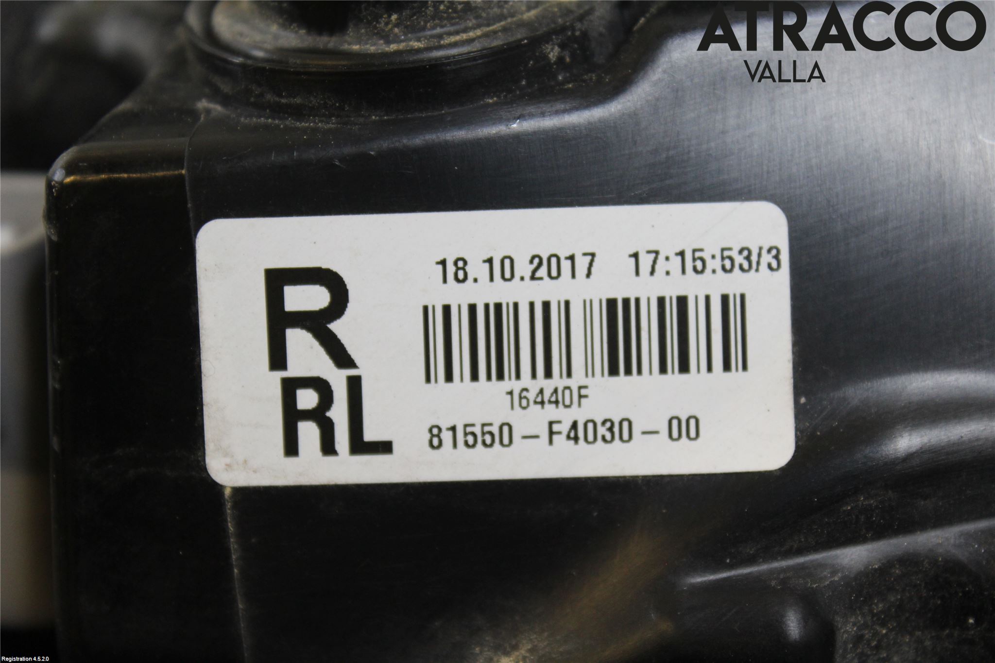 Toyota C-HR 16-23 Baklykt Høyre