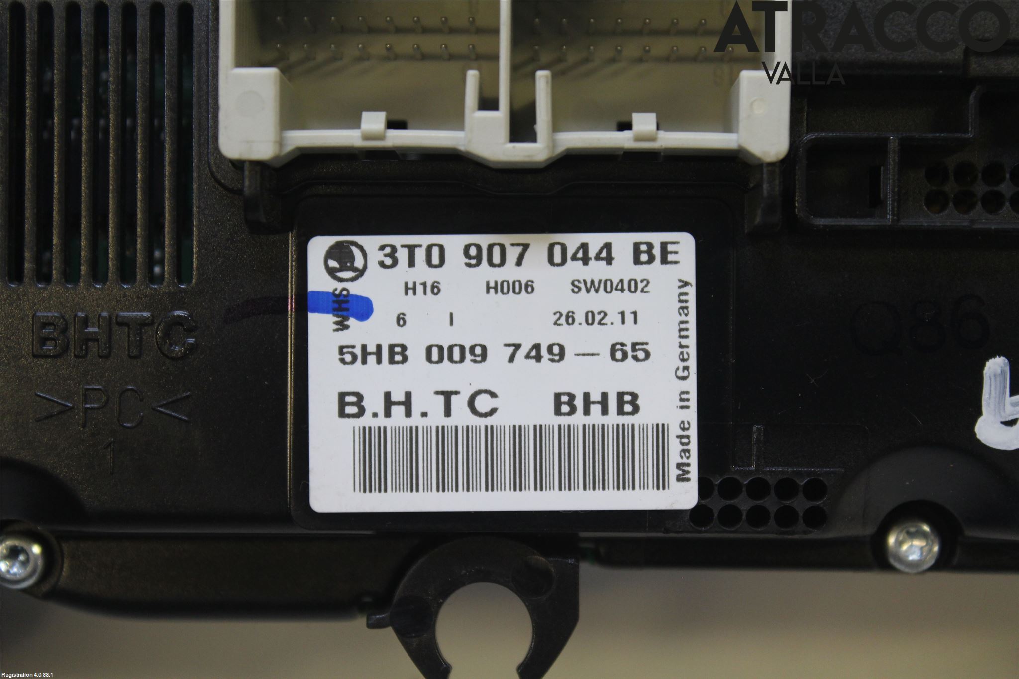 Skoda YETI Varme Ac Betjening-Display