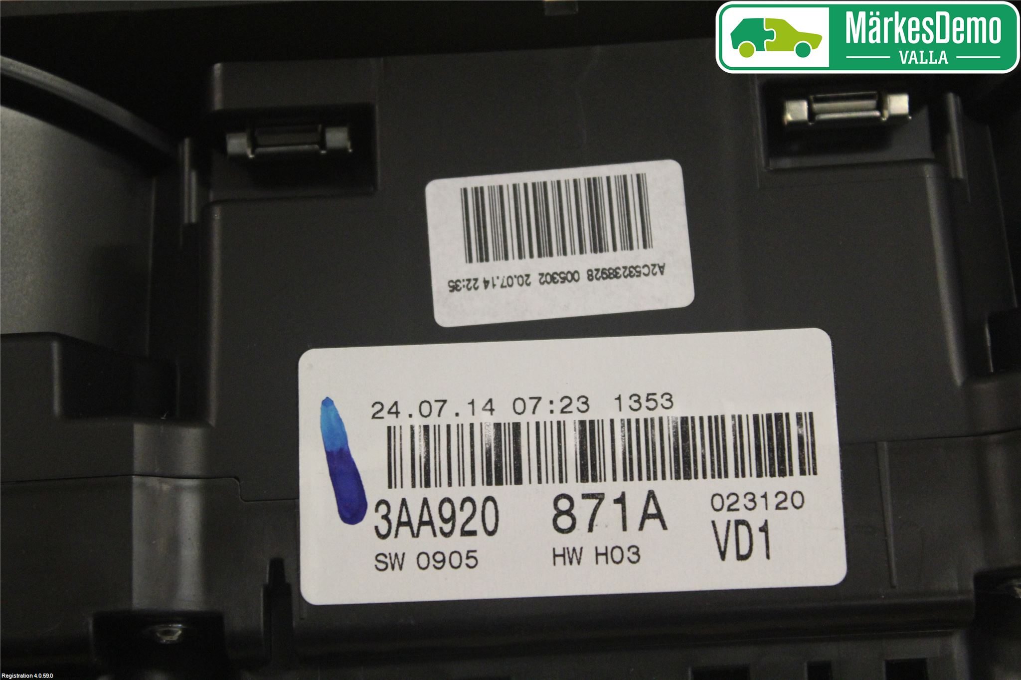 Volkswagen VW PASSAT 11-14 Instr Kombinert