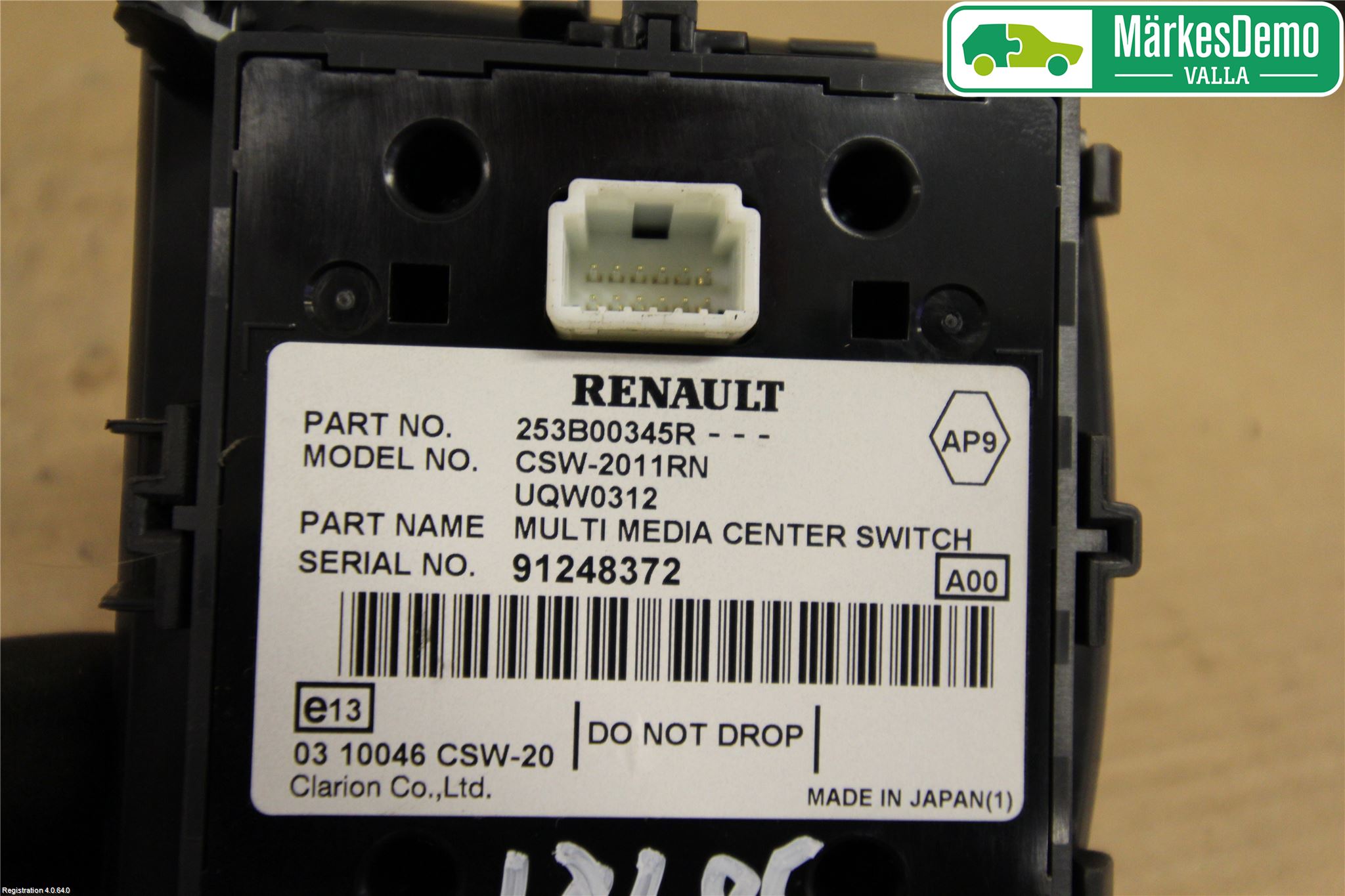 Renault SCÉNIC III / GRAND SCÉNIC 09-16 Bryter Cruisekontroll