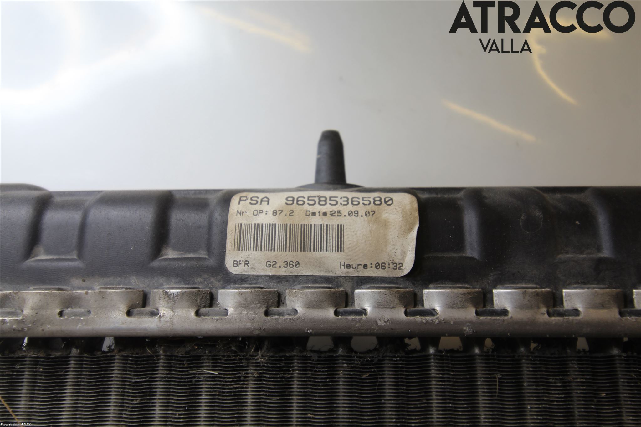Peugeot 307     05-08 Radiator Manuell