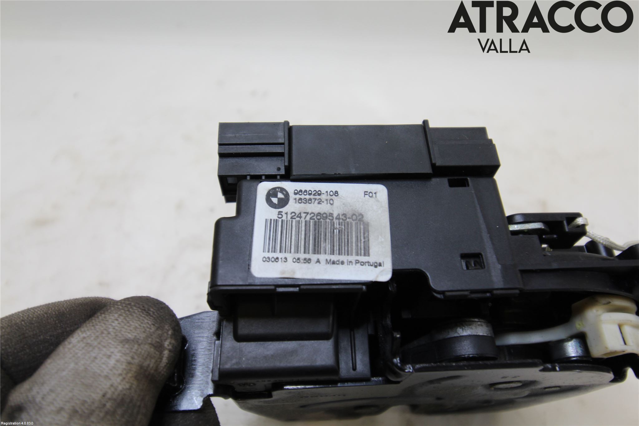 BMW 3 F30/F31/F80 12-19 Bakluke-Lokk Låsekasse