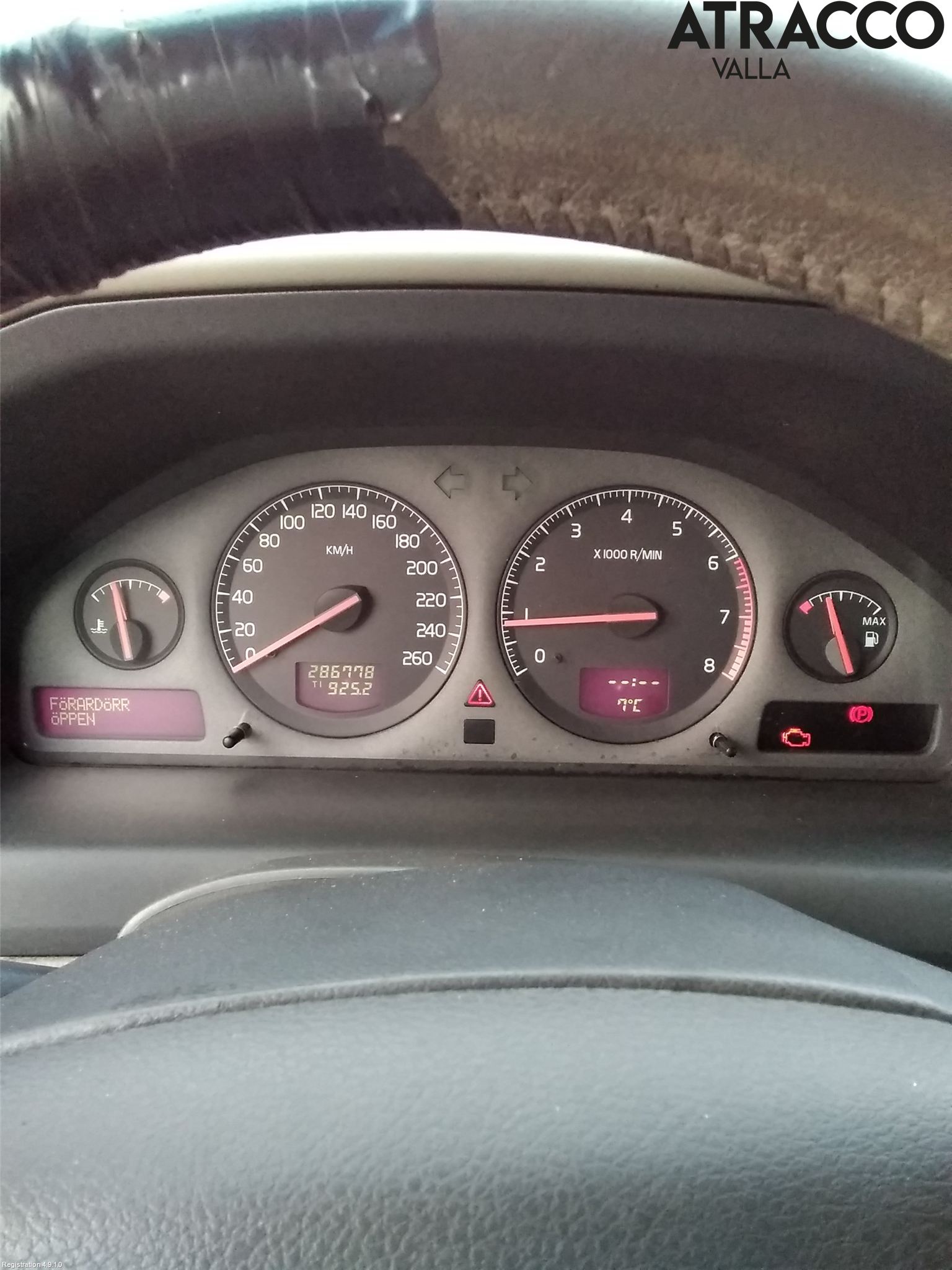Volvo XC70 01-04 Instr Kombinert