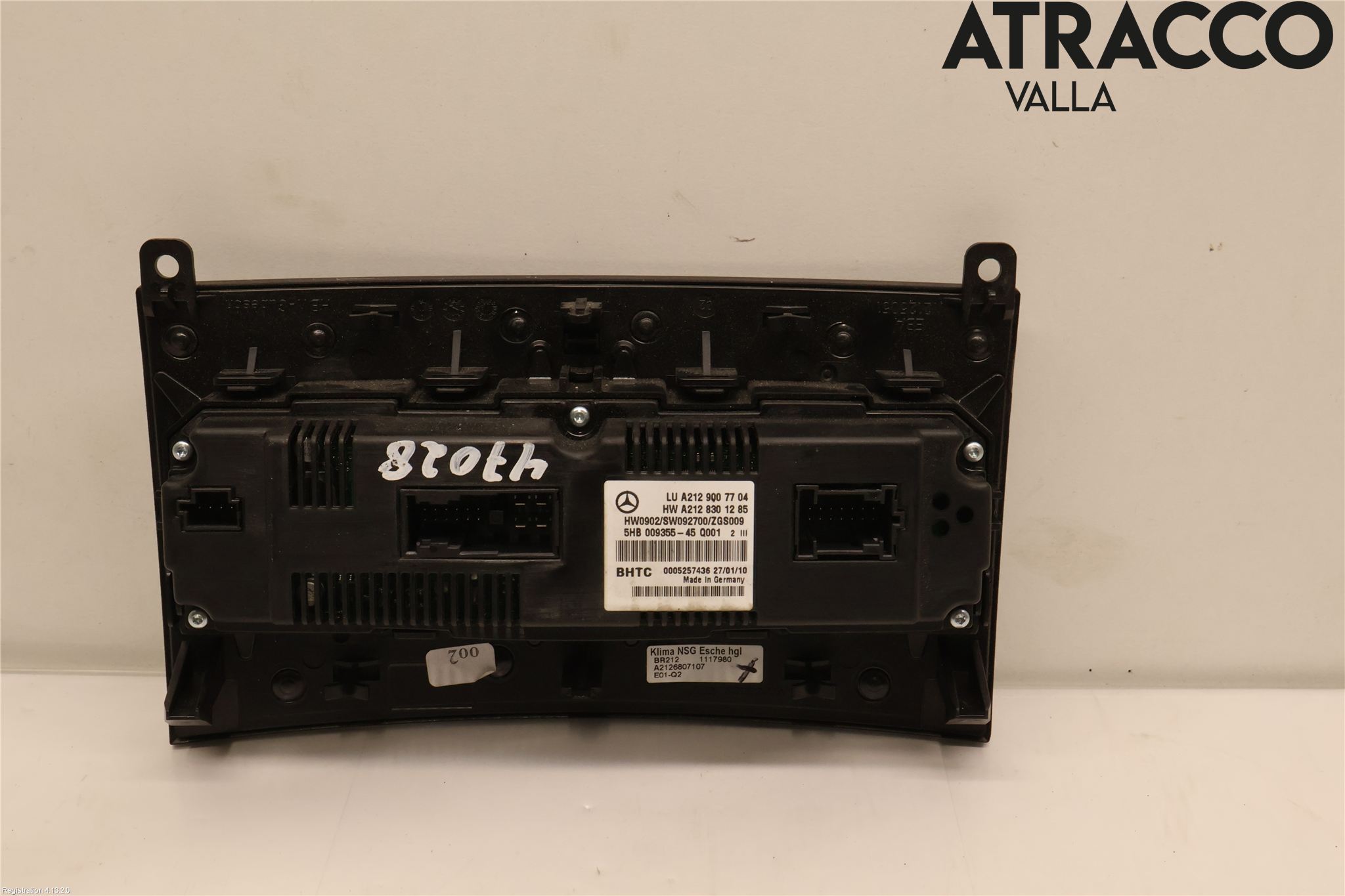 Mercedes-Benz MB E-KLASS (W212) 09-16 Varme Ac Betjening-Display