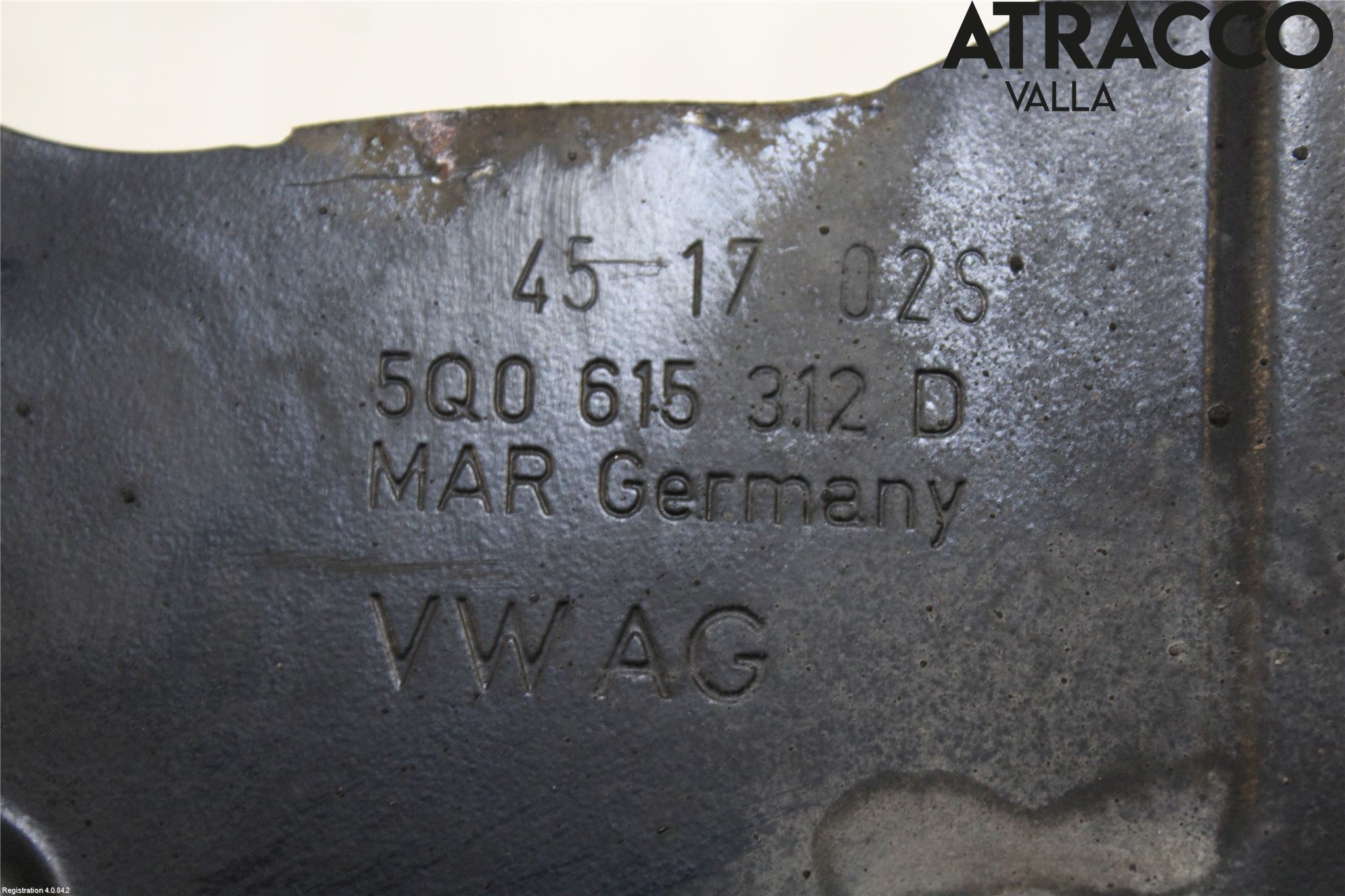 Volkswagen VW GOLF / E-GOLF VII 13-20 Bremseskjold Foran
