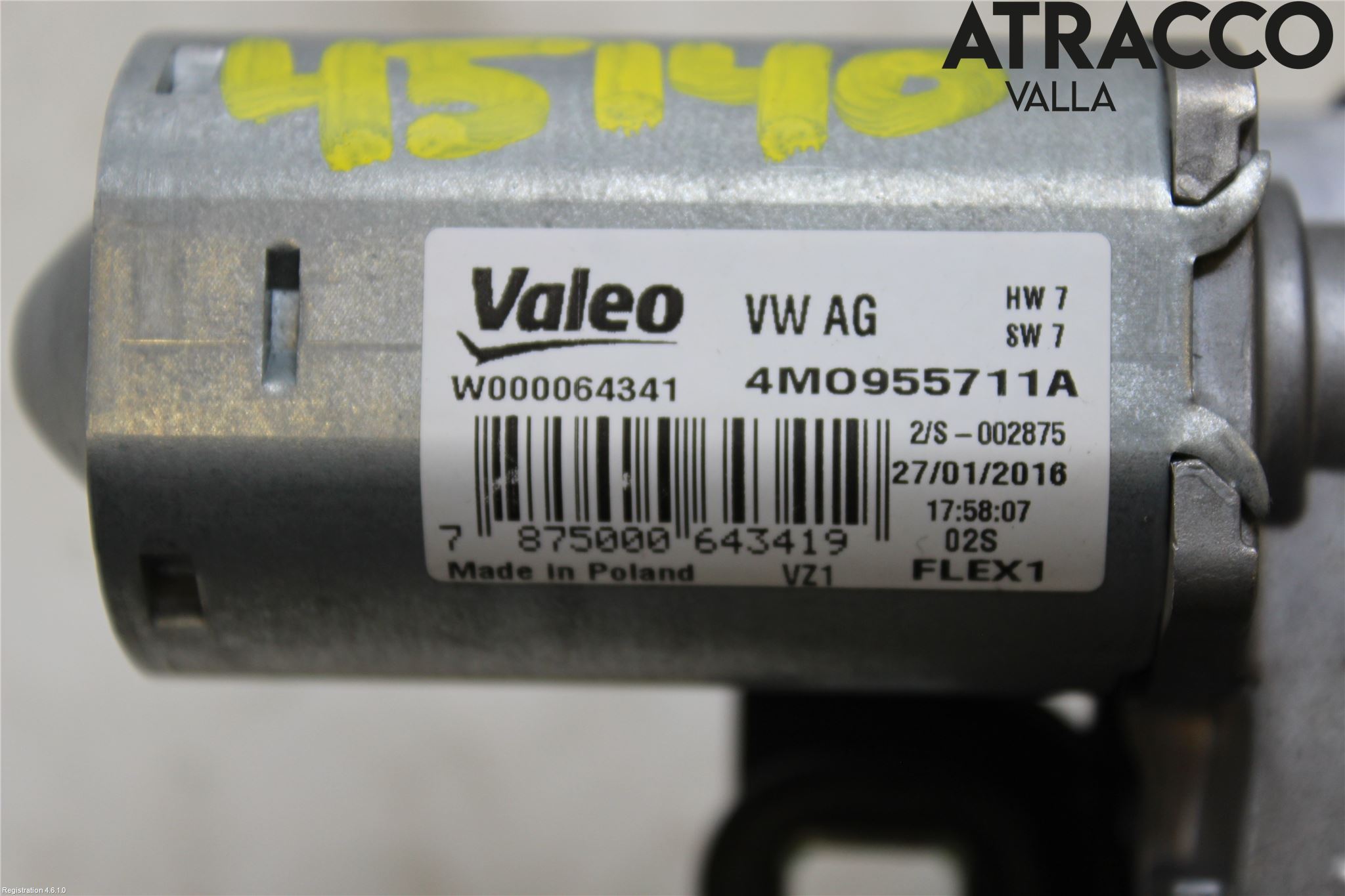Audi A4/S4 B9 16-19 Viskermotor Bakluke