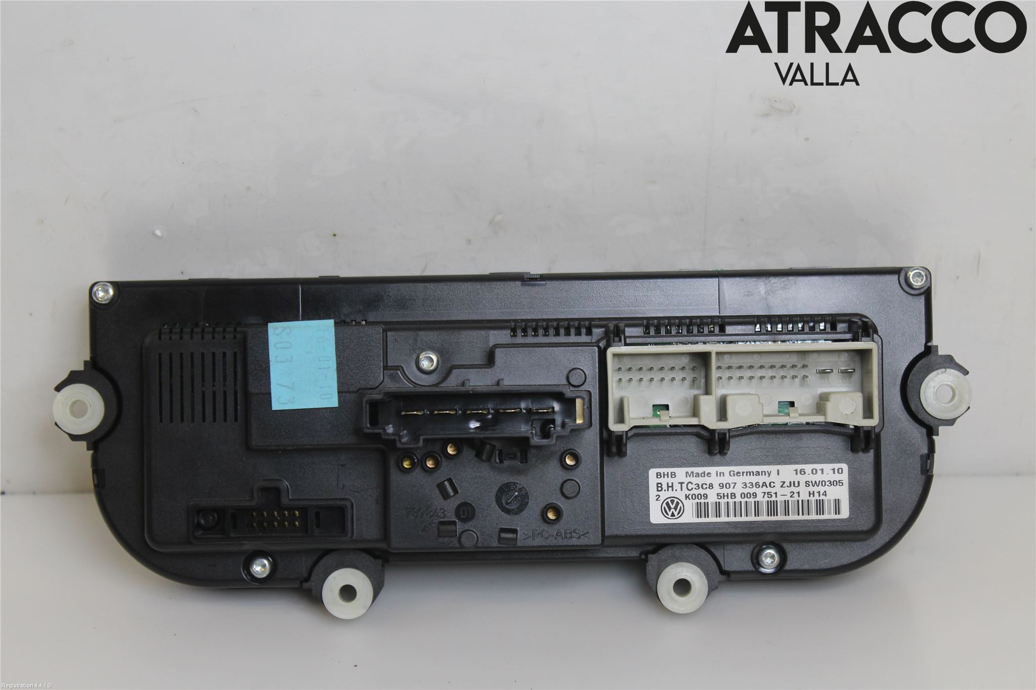 Volkswagen VW GOLF VI 09-13 Varme Ac Betjening-Display