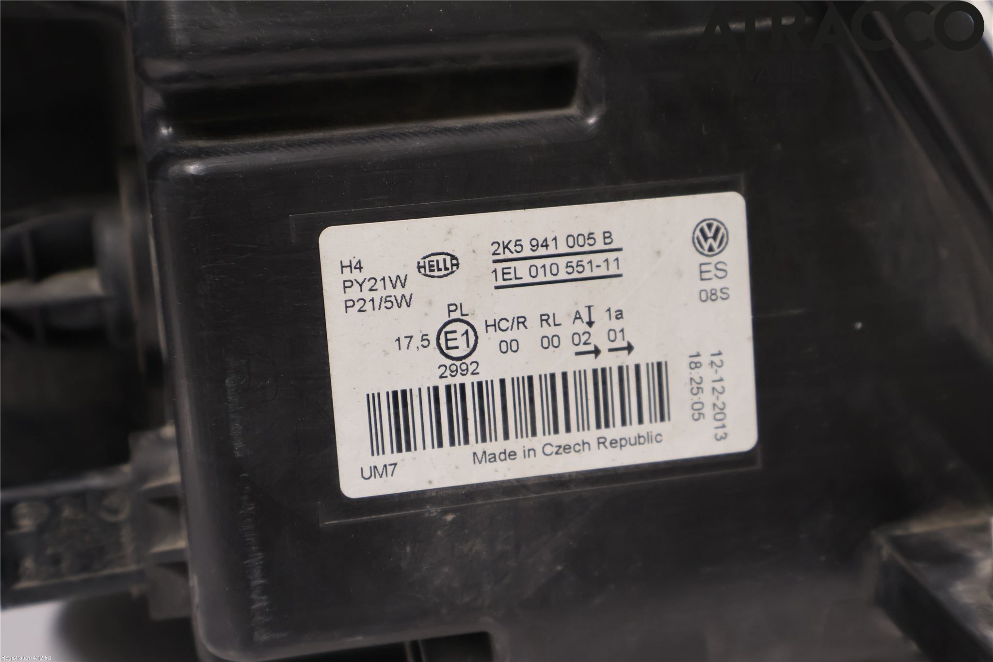Volkswagen VW CADDY 11-15 Frontlykt Venstre