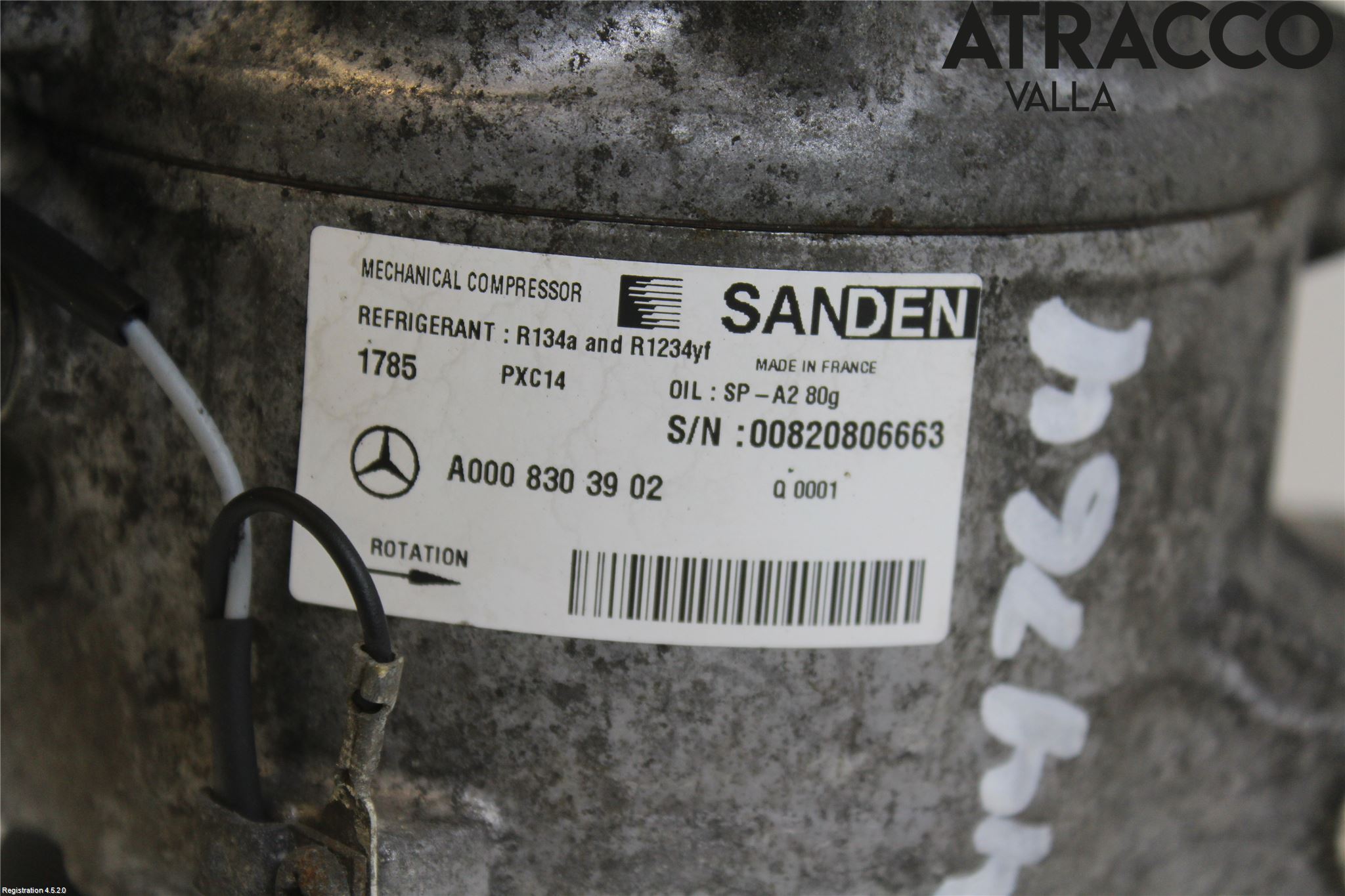 Mercedes-Benz MB VITO/V-KLASS (W640,W447,W448) 14- Varme Ac Kompressor