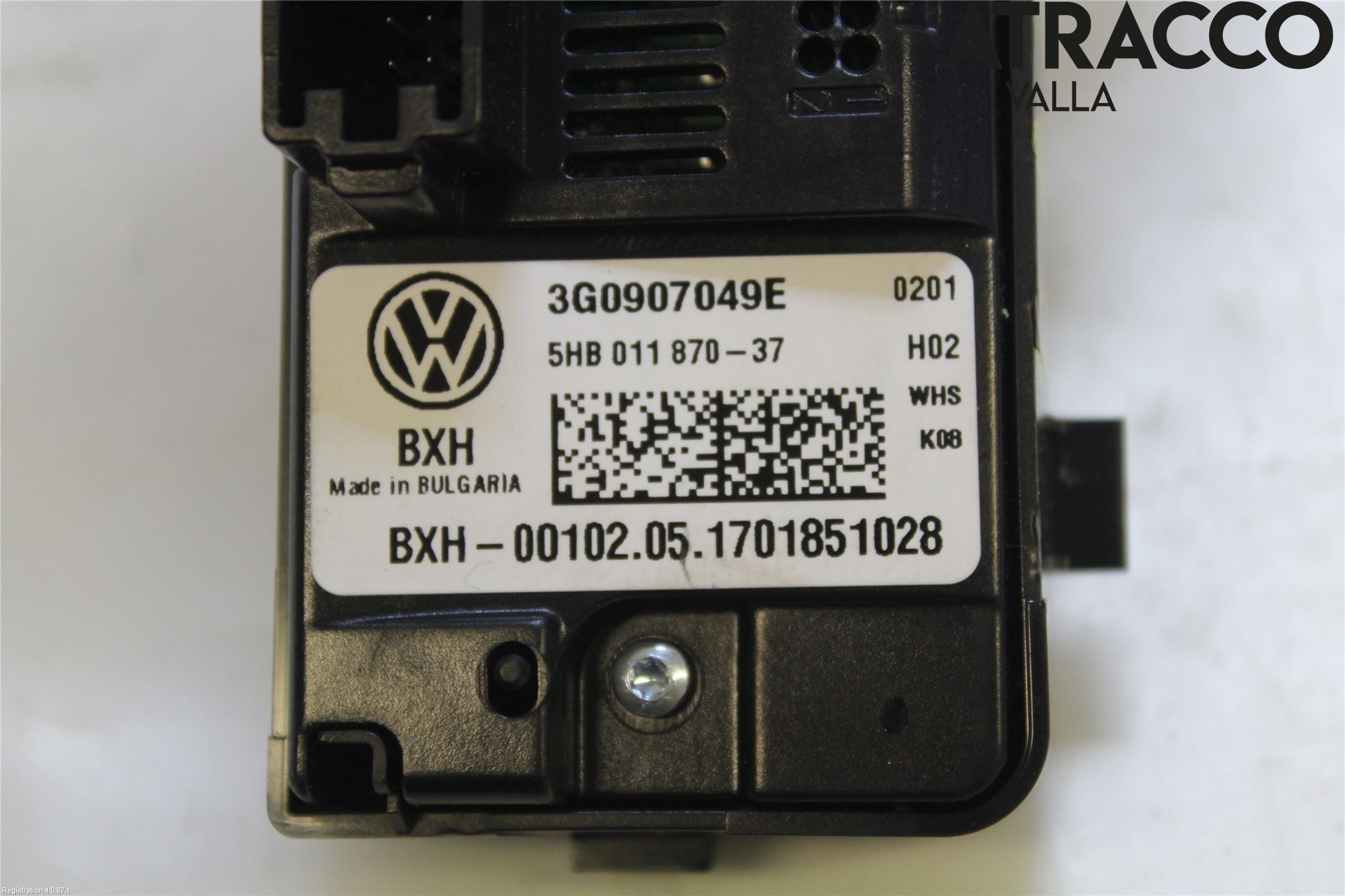 Volkswagen VW ARTEON 17- Varmeapparat Panel(Regulering)