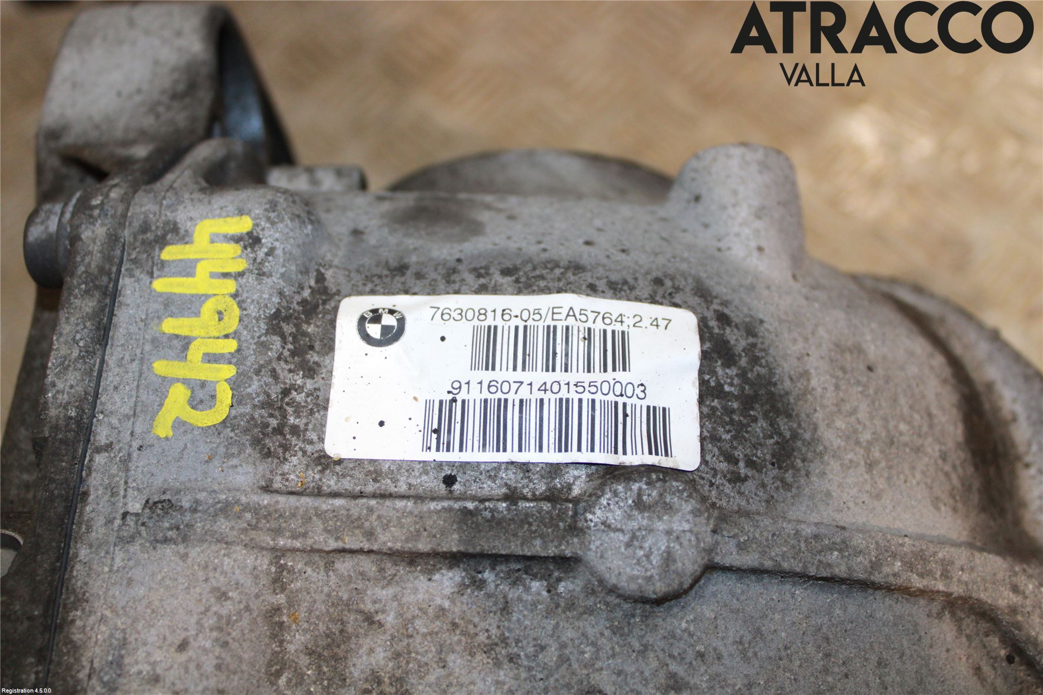 BMW 5 F10/F11/F18 09-17 Bakaksel Kardang Bak -Diff
