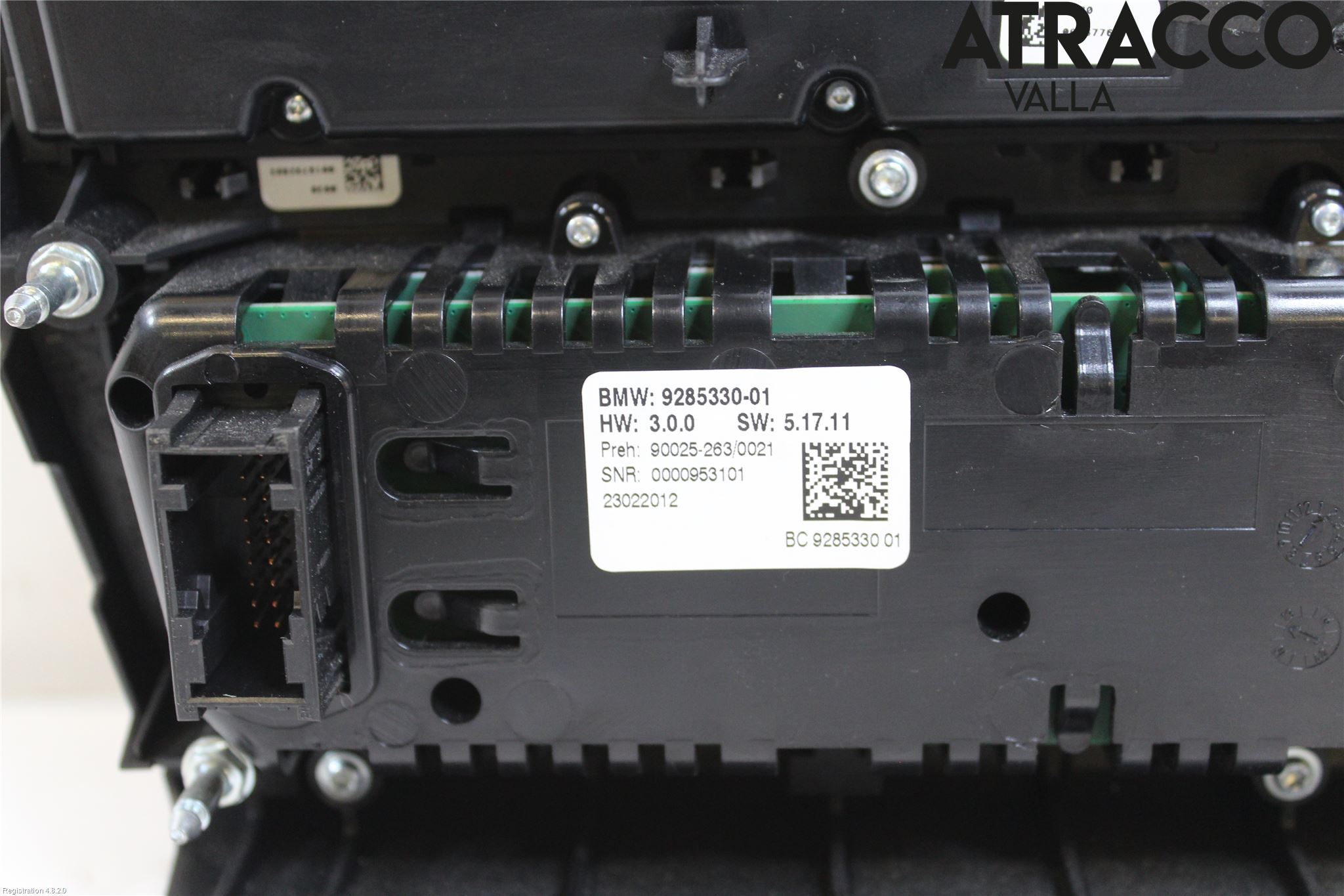 BMW 5 F10/F11/F18 09-17 Varme Ac Betjening-Display