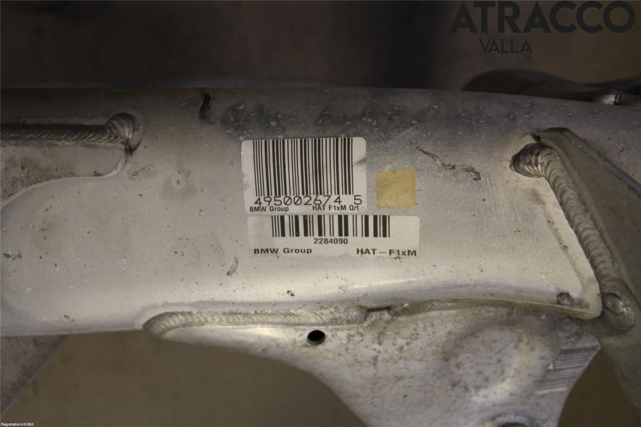 BMW 5 F10/F11/F18 09-17 Bakaksel Feste Travers-Ramme