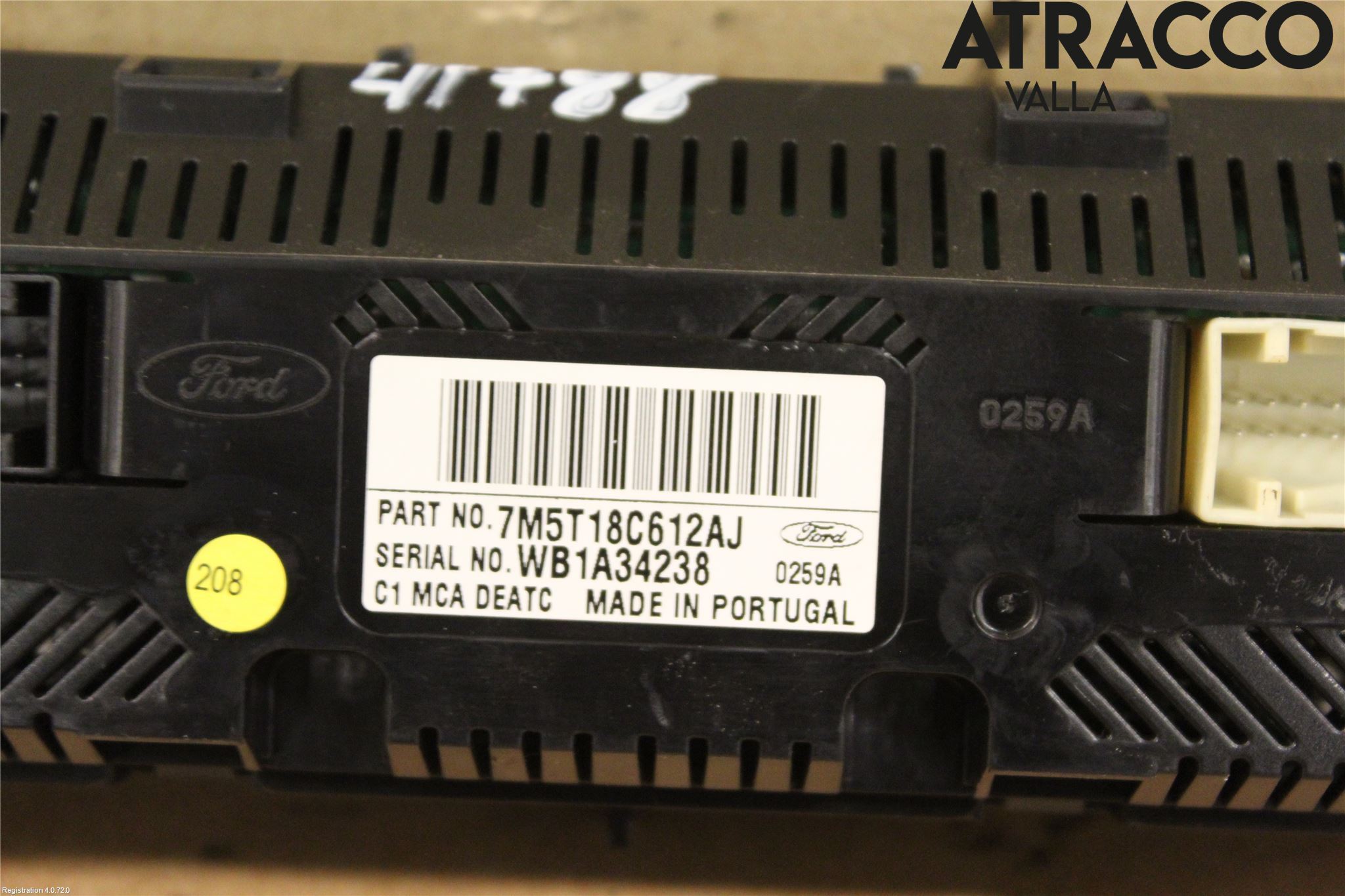 Ford FOCUS 08-11 Varme Ac Betjening-Display