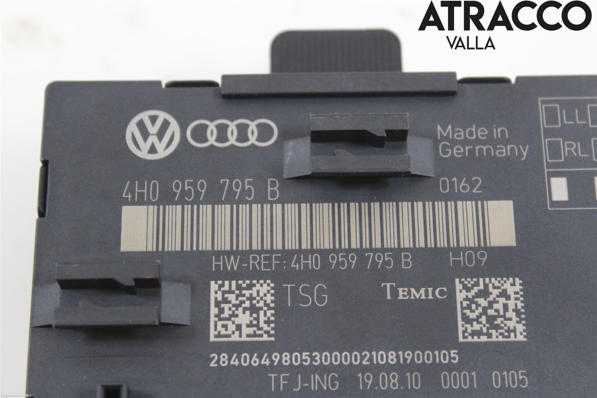 Audi A8/S8 4H 10-17 Styreenhet Dør