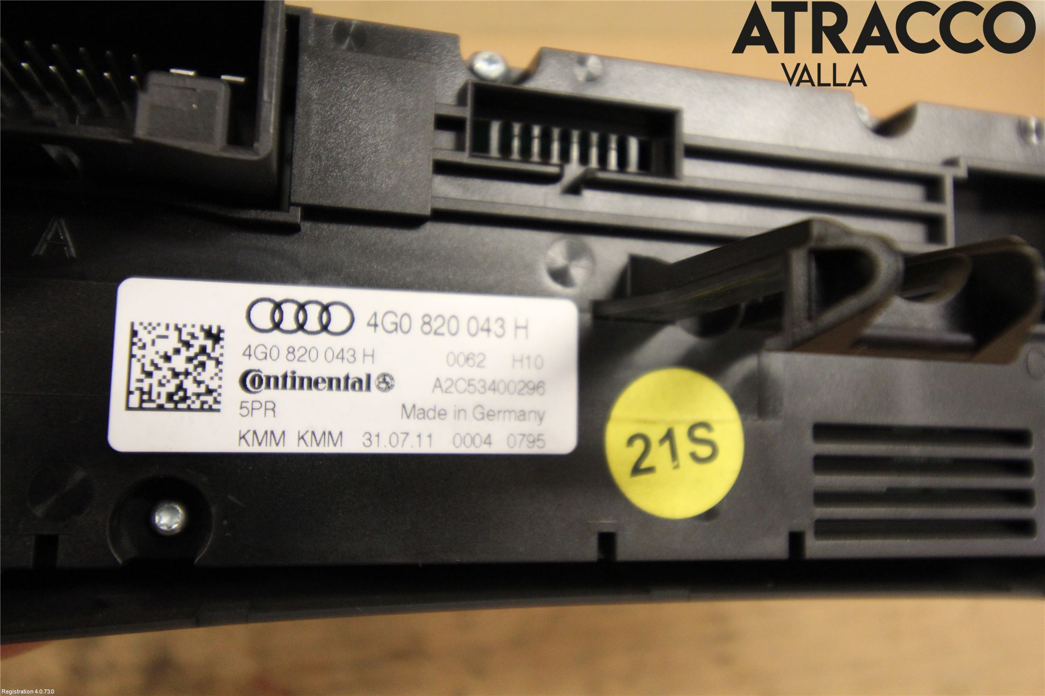 Audi A6/S6 4G 11-18 Varme Ac Betjening-Display