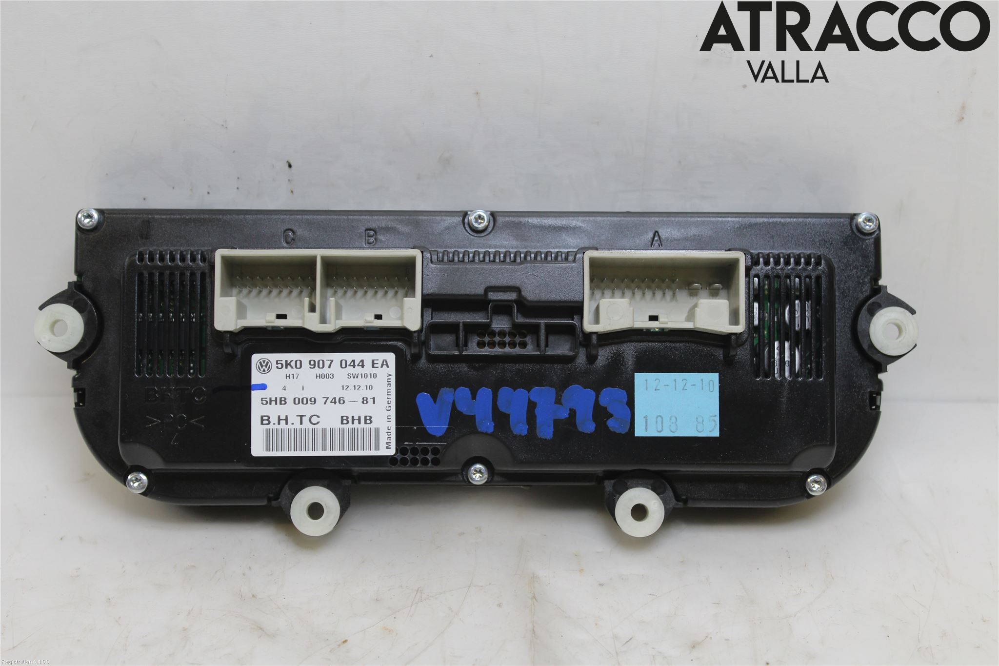 Volkswagen VW PASSAT 11-14 Varme Ac Betjening-Display