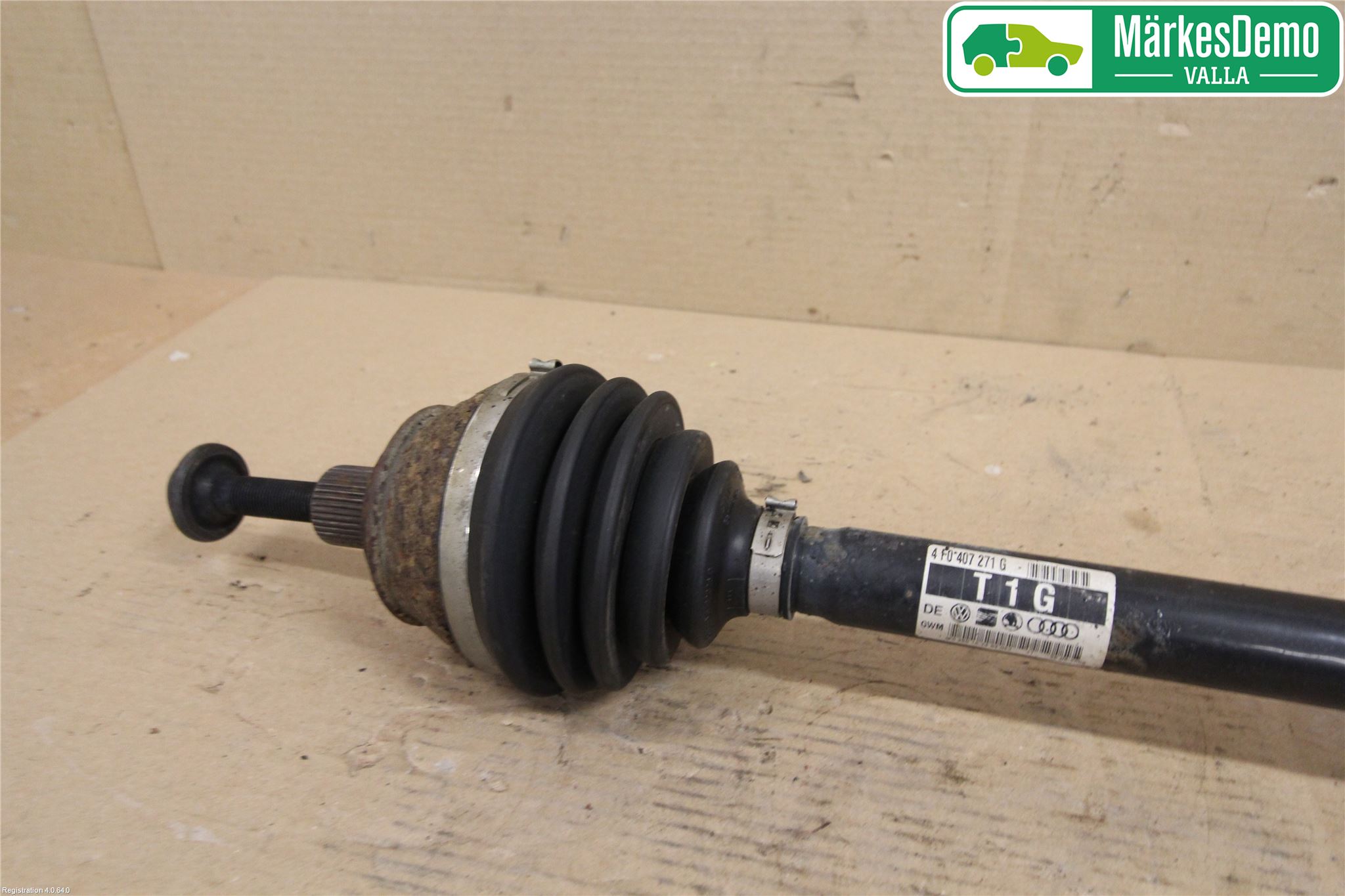 Audi A6/S6     05-11 Drivaksel Foran Kompl Venstre