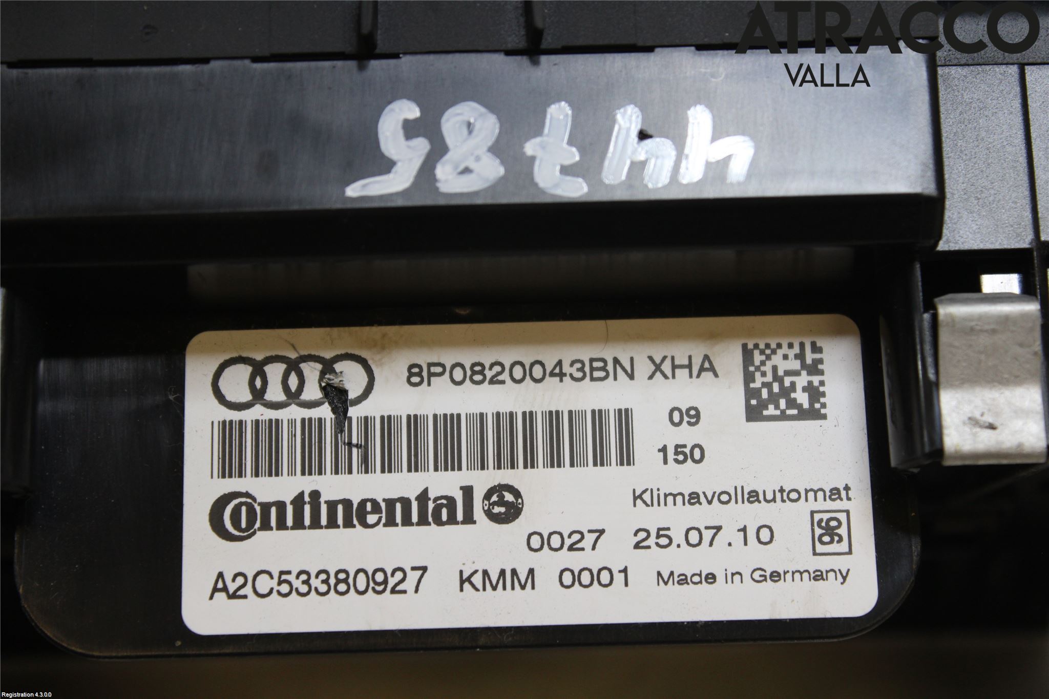 Audi A3/S3 05-13 Varme Ac Betjening-Display