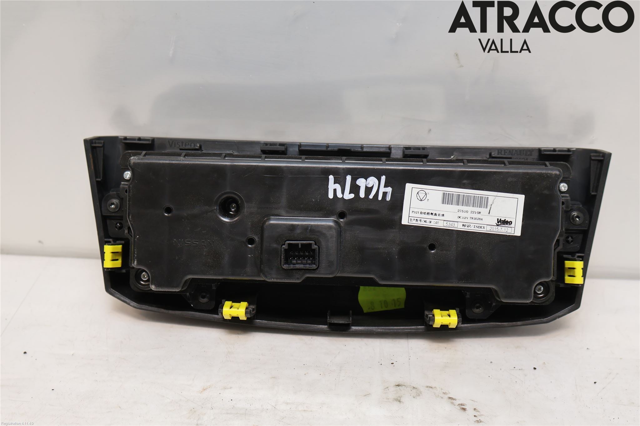 Renault KADJAR 15- Varme Ac Betjening-Display