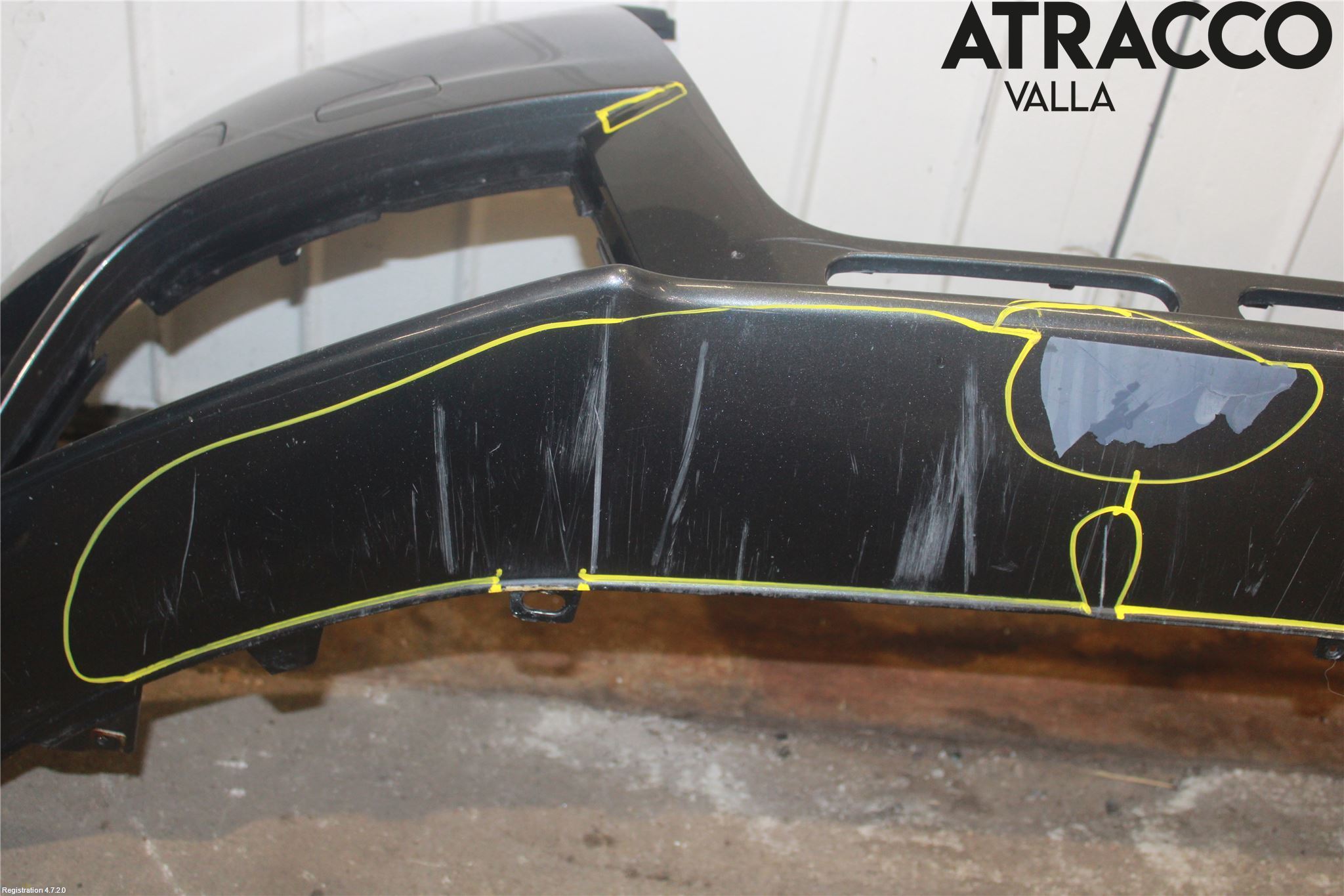 Audi A4 12-15 Støtfanger Foran Plastdeksel