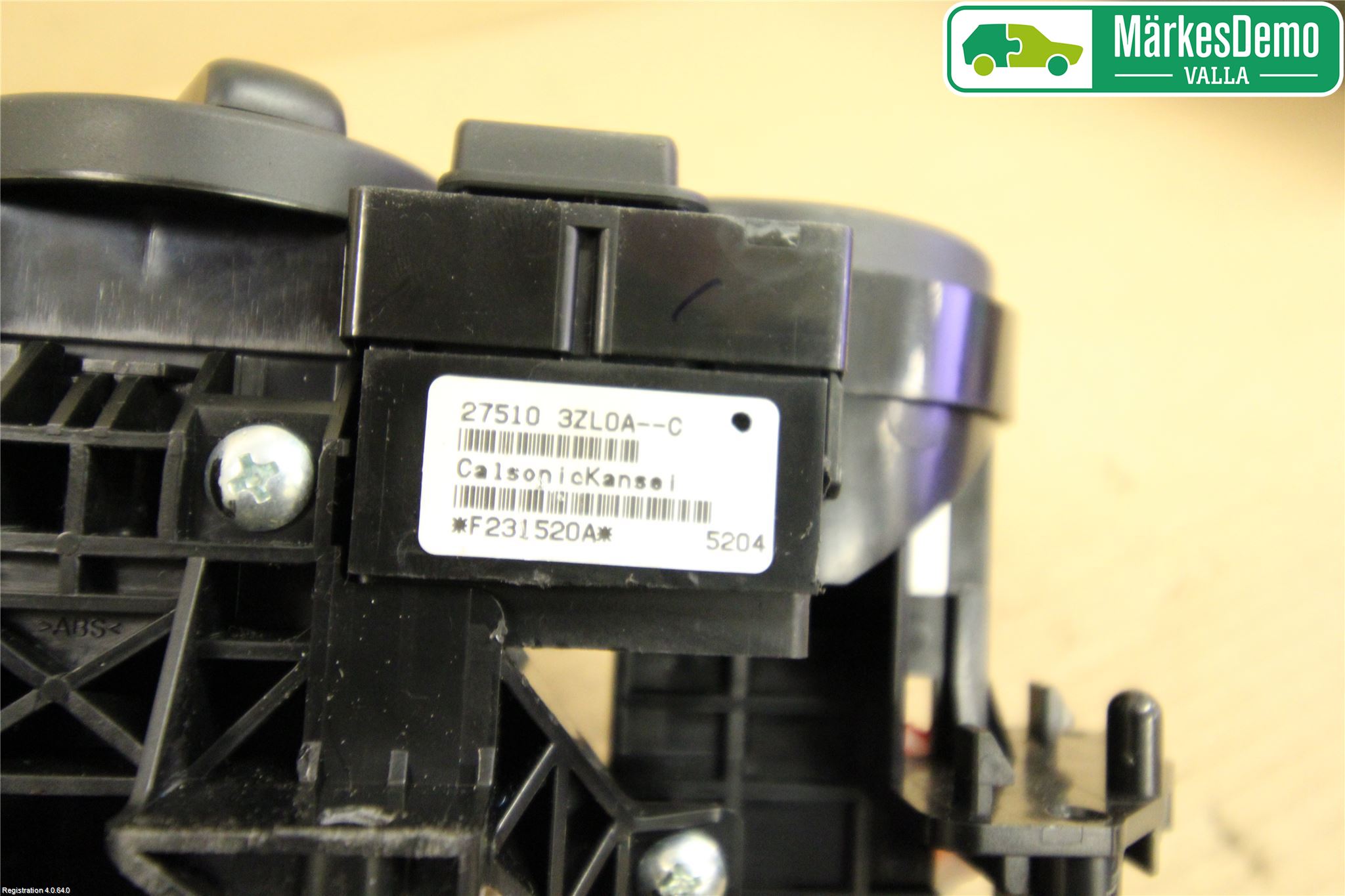 Nissan PULSAR Varme Ac Betjening-Display