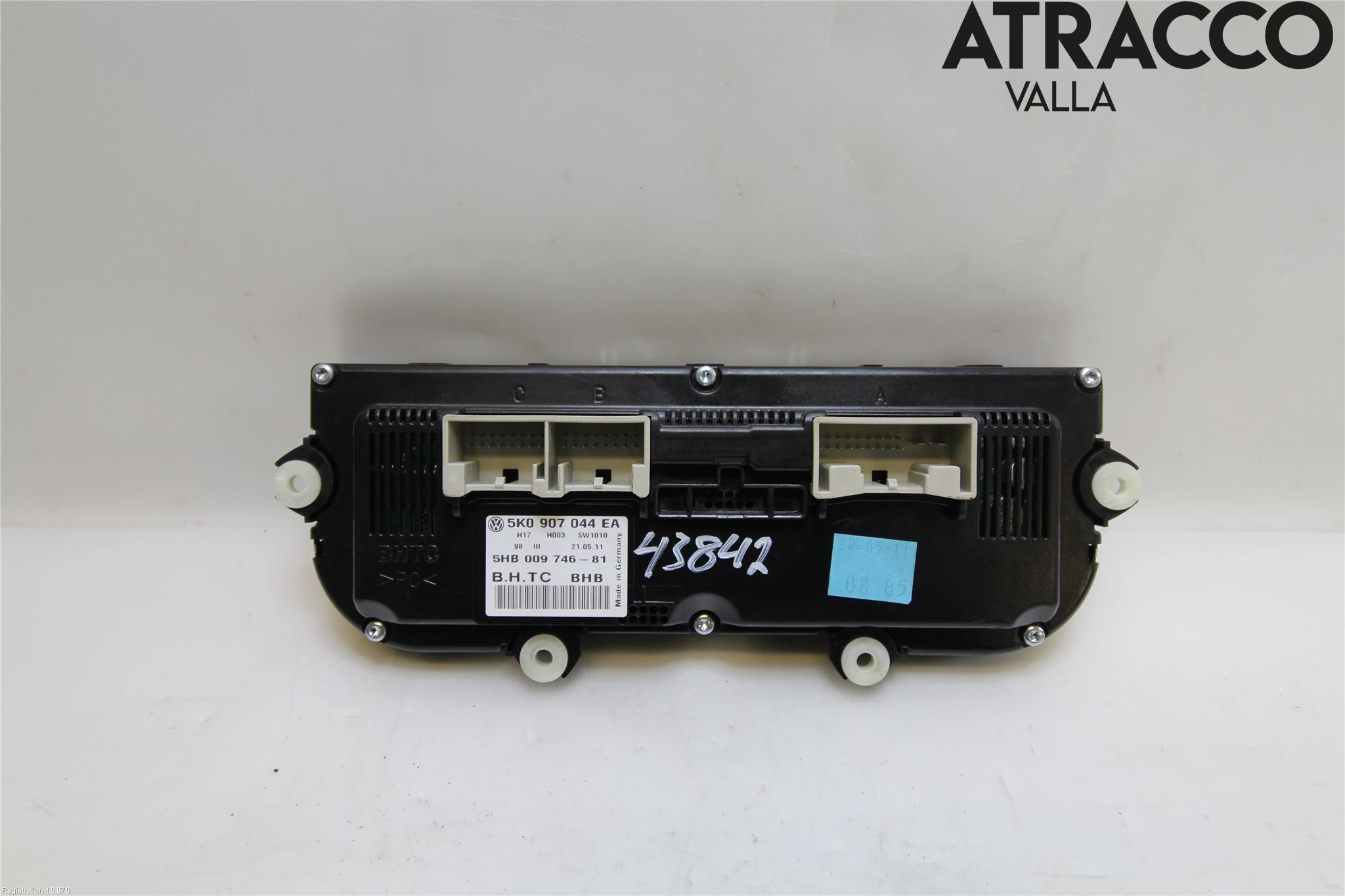 Volkswagen VW PASSAT 11-14 Varme Ac Betjening-Display