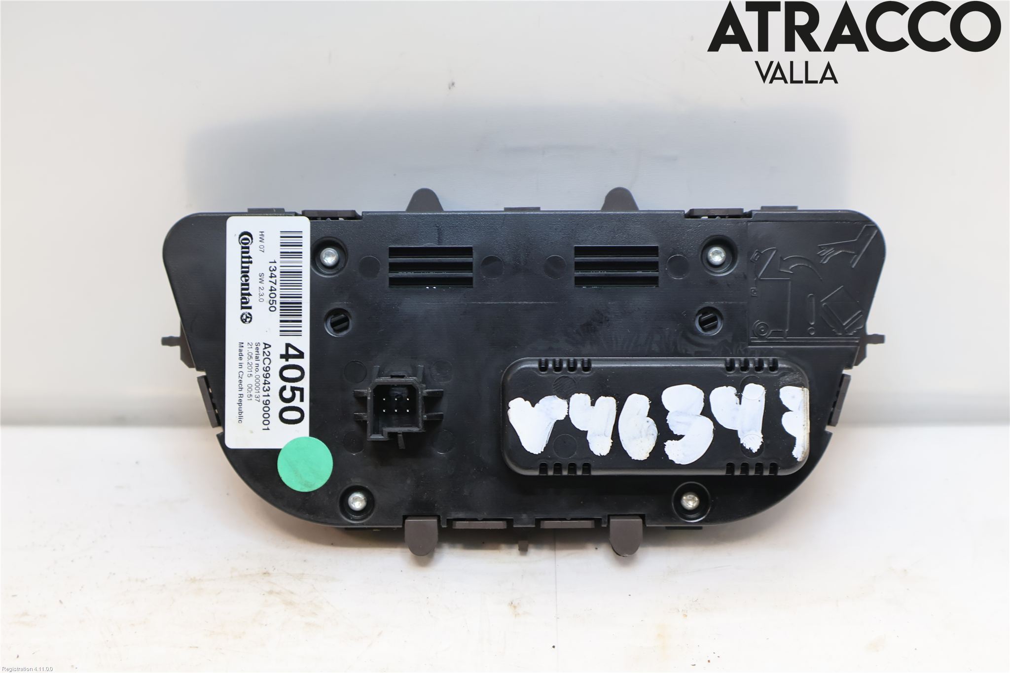 Opel MOKKA 13-20 Varme Ac Betjening-Display