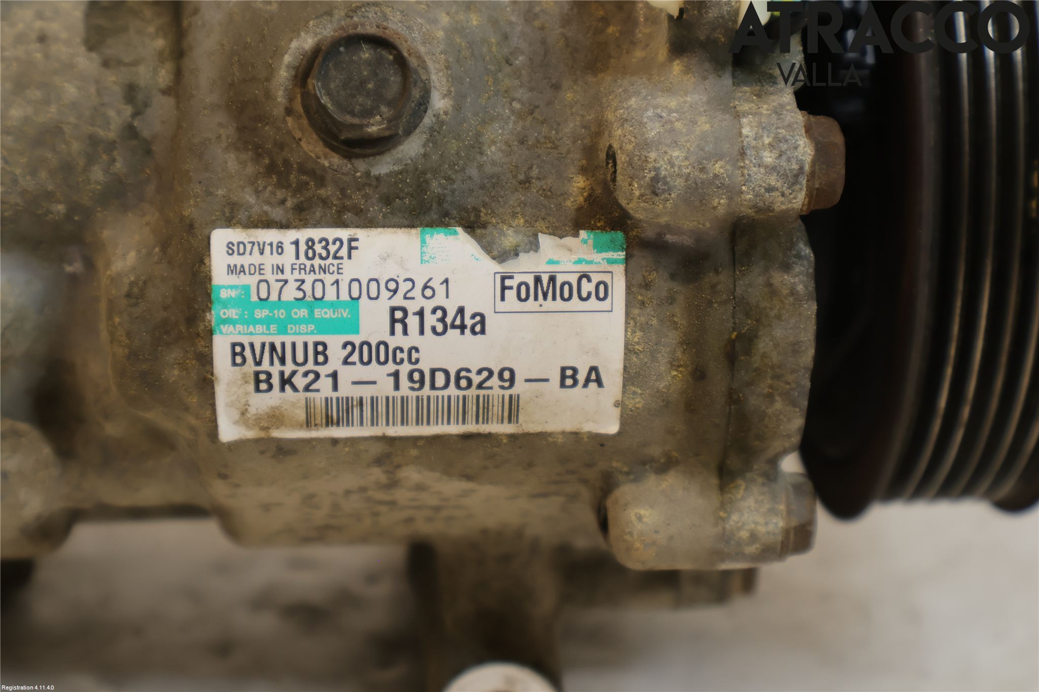 Ford TRANSIT    06-13 Varme Ac Kompressor