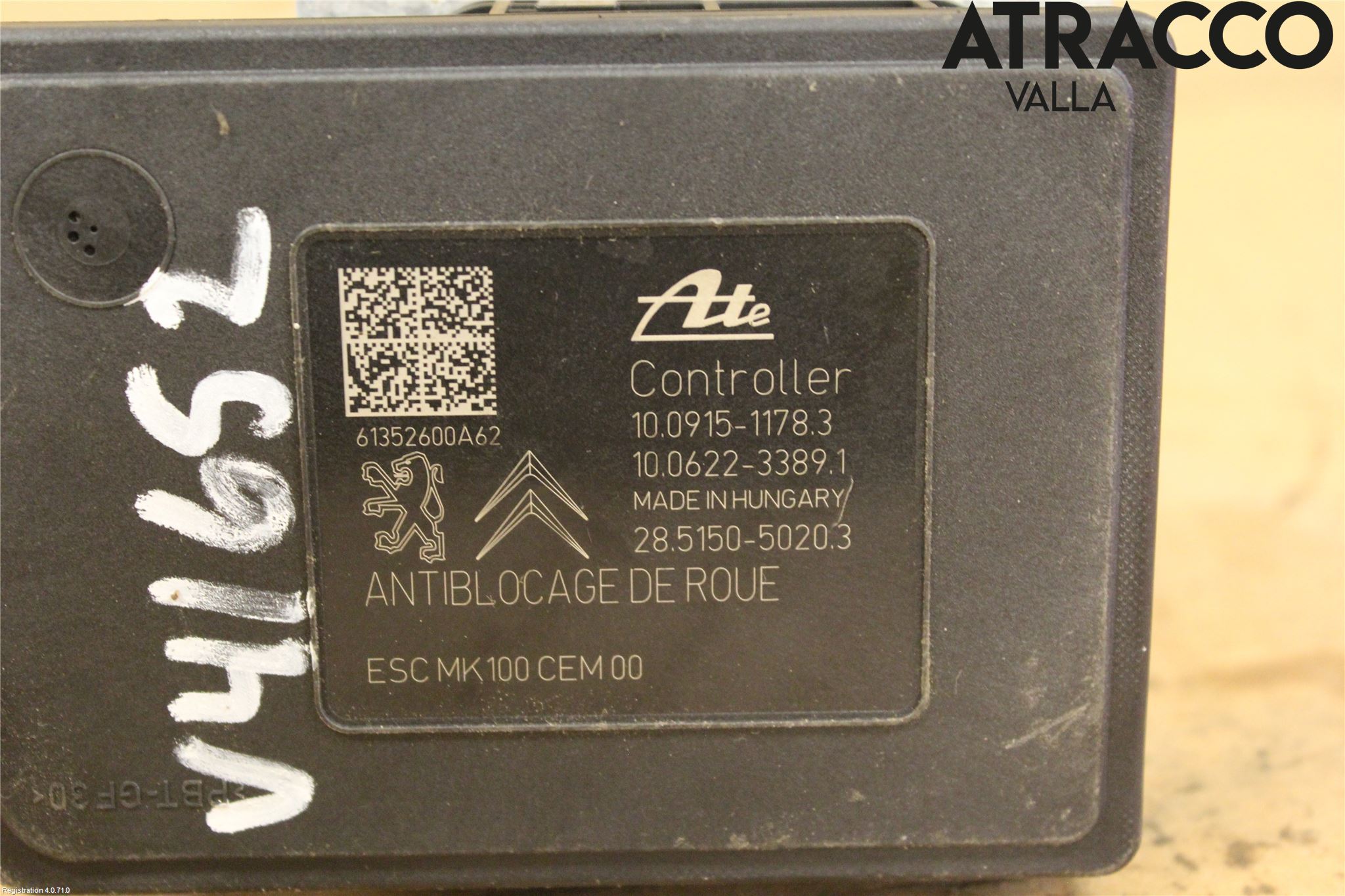 Peugeot 208 12-15 Abs Hydraulikkaggregat