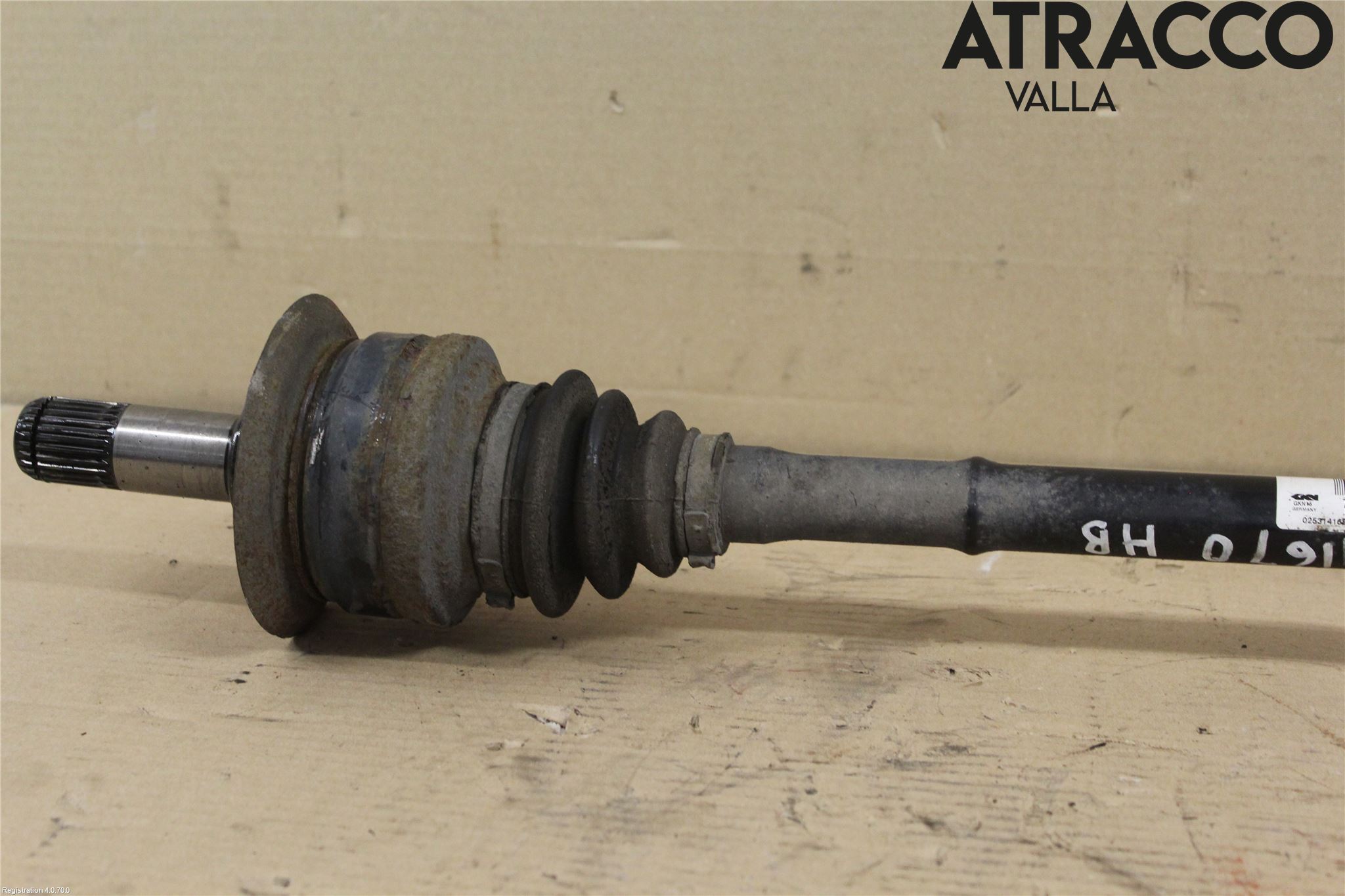 BMW 5 F10/F11/F18 09-17 Drivaksel Bak Kompl Høyre