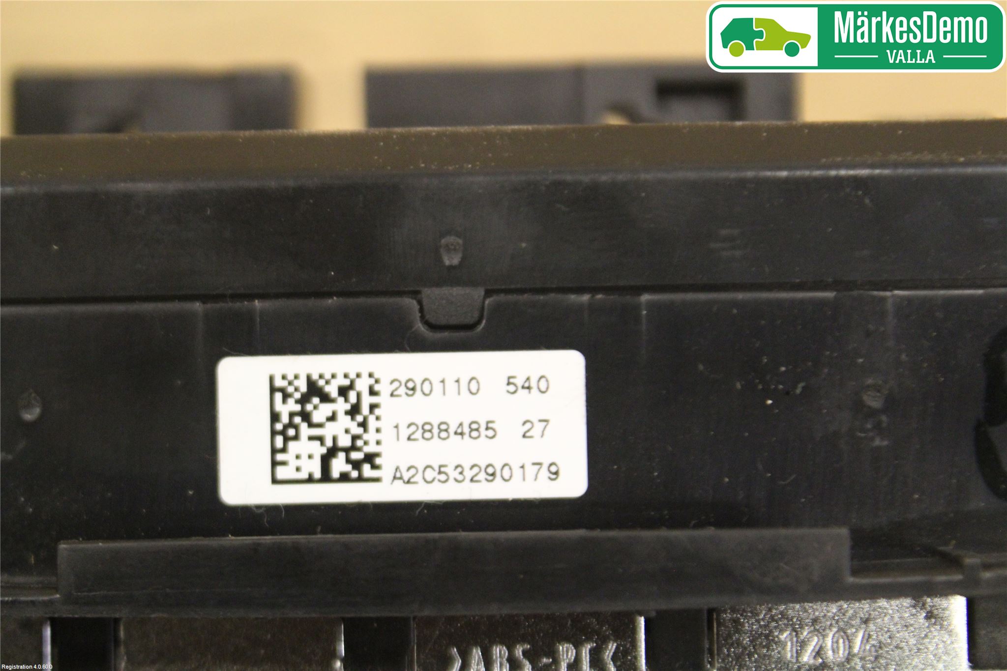 Mercedes-Benz MB C-KLASS (W204) 07-15 Varme Ac Betjening-Display