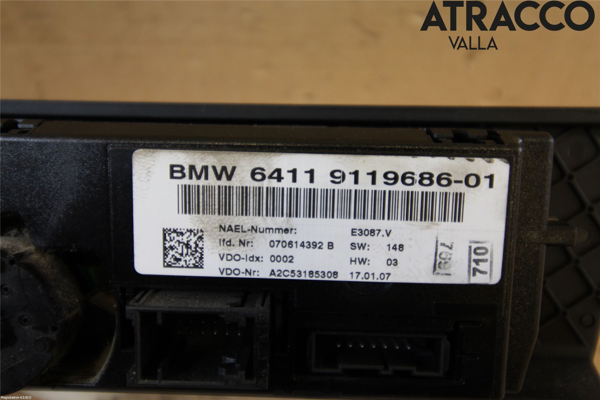 BMW 3 E90/91 SED/TOU 05-12 Varme Ac Betjening-Display