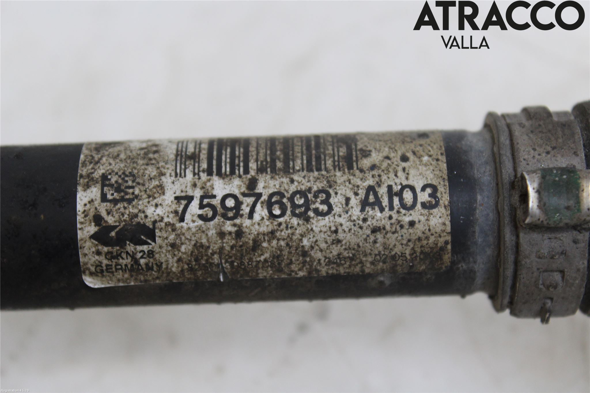 BMW 3 F30/F31/F80 12-19 Drivaksel Foran Kompl Venstre