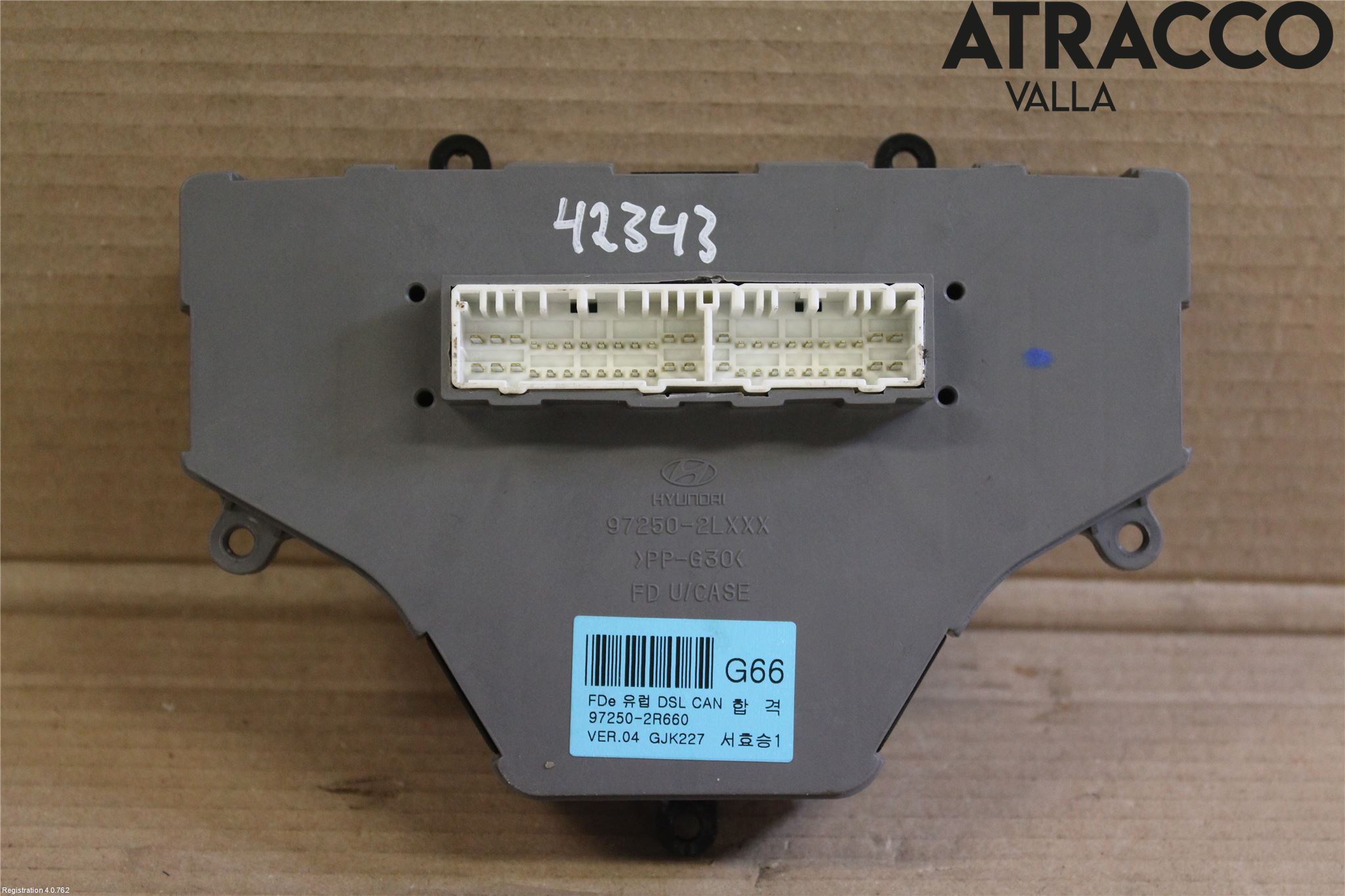 Hyundai i30 FD 07-12 Varme Ac Betjening-Display