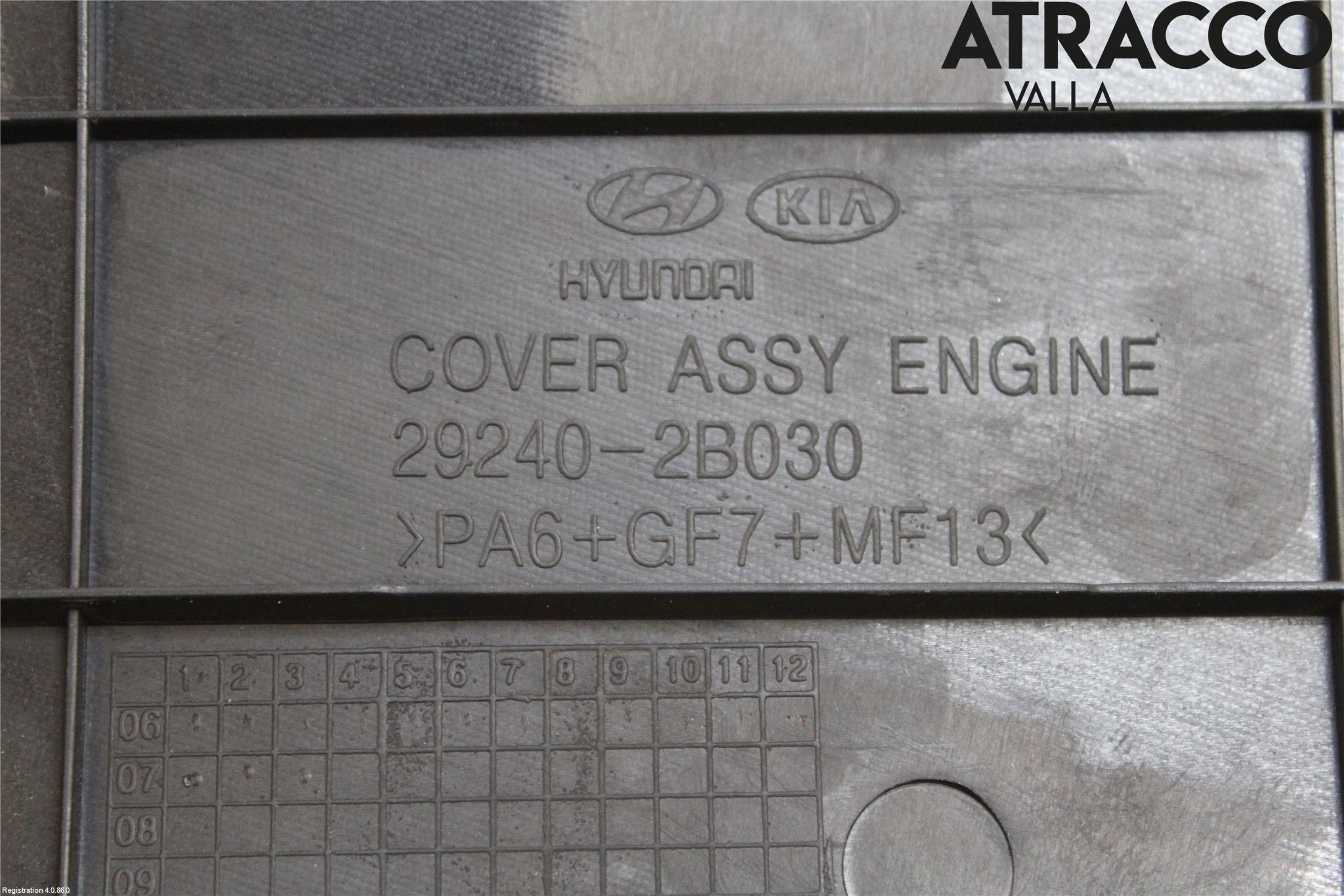Hyundai i30 FD 07-12 Motor Deksel Over Motor