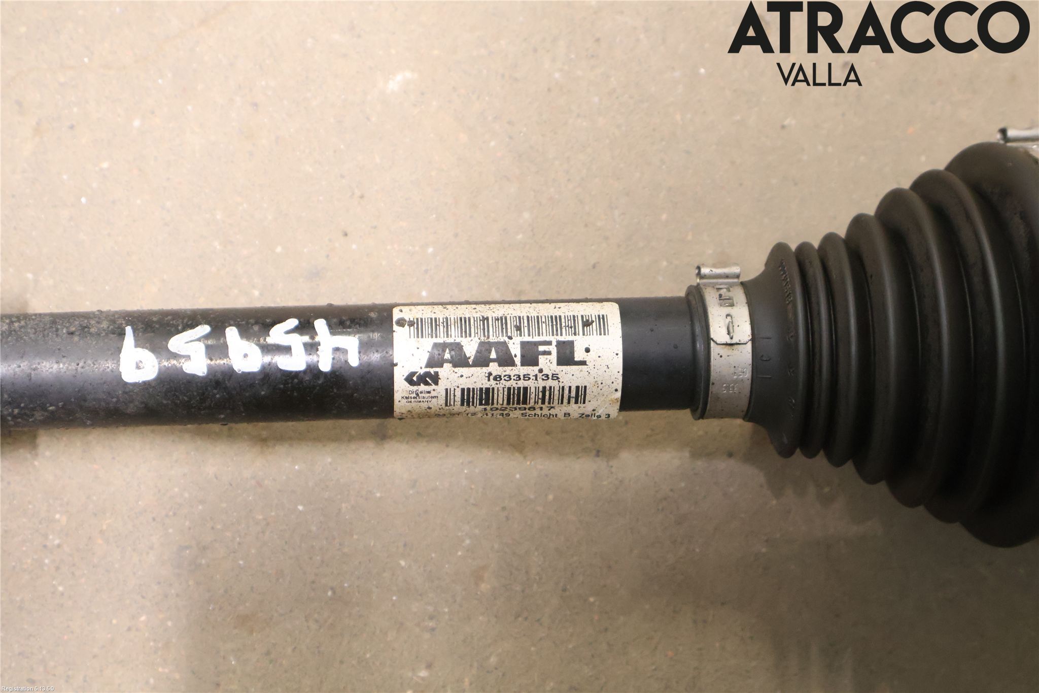 Opel ASTRA J 10-15 Drivaksel Foran Kompl Venstre