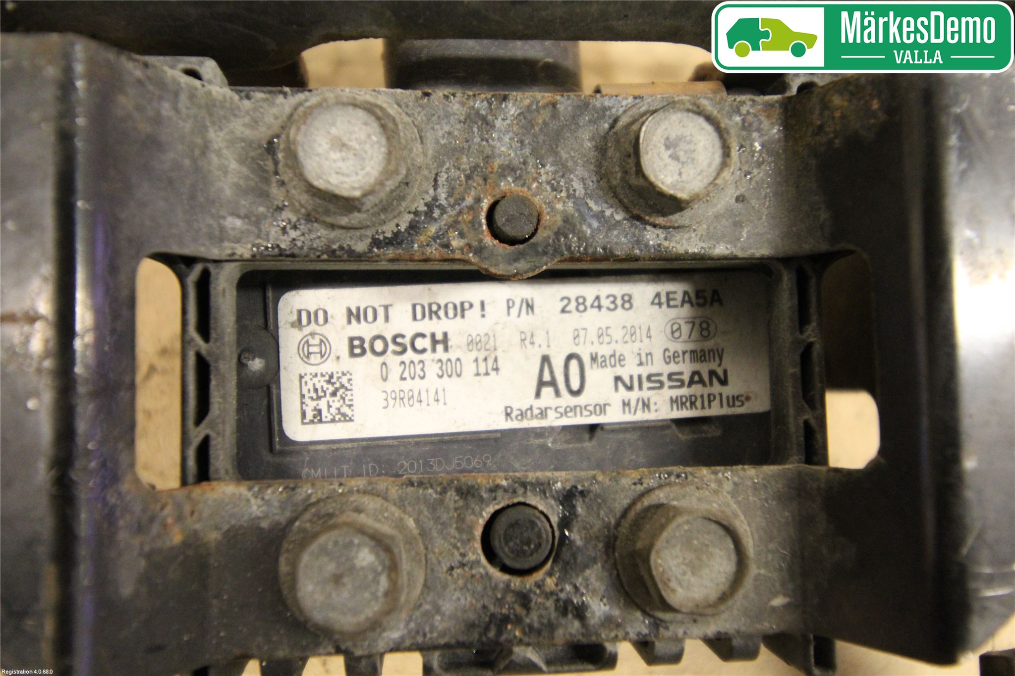 Nissan QASHQAI 14-17 Sensor Kollisjonsbeskyttelse