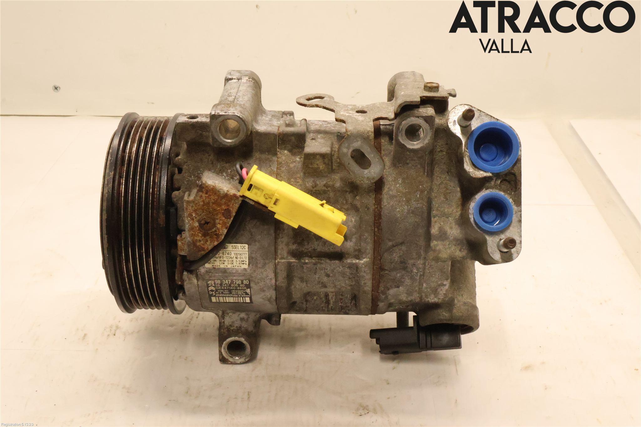 Opel CORSA F, CORSA-E 20- Varme Ac Kompressor