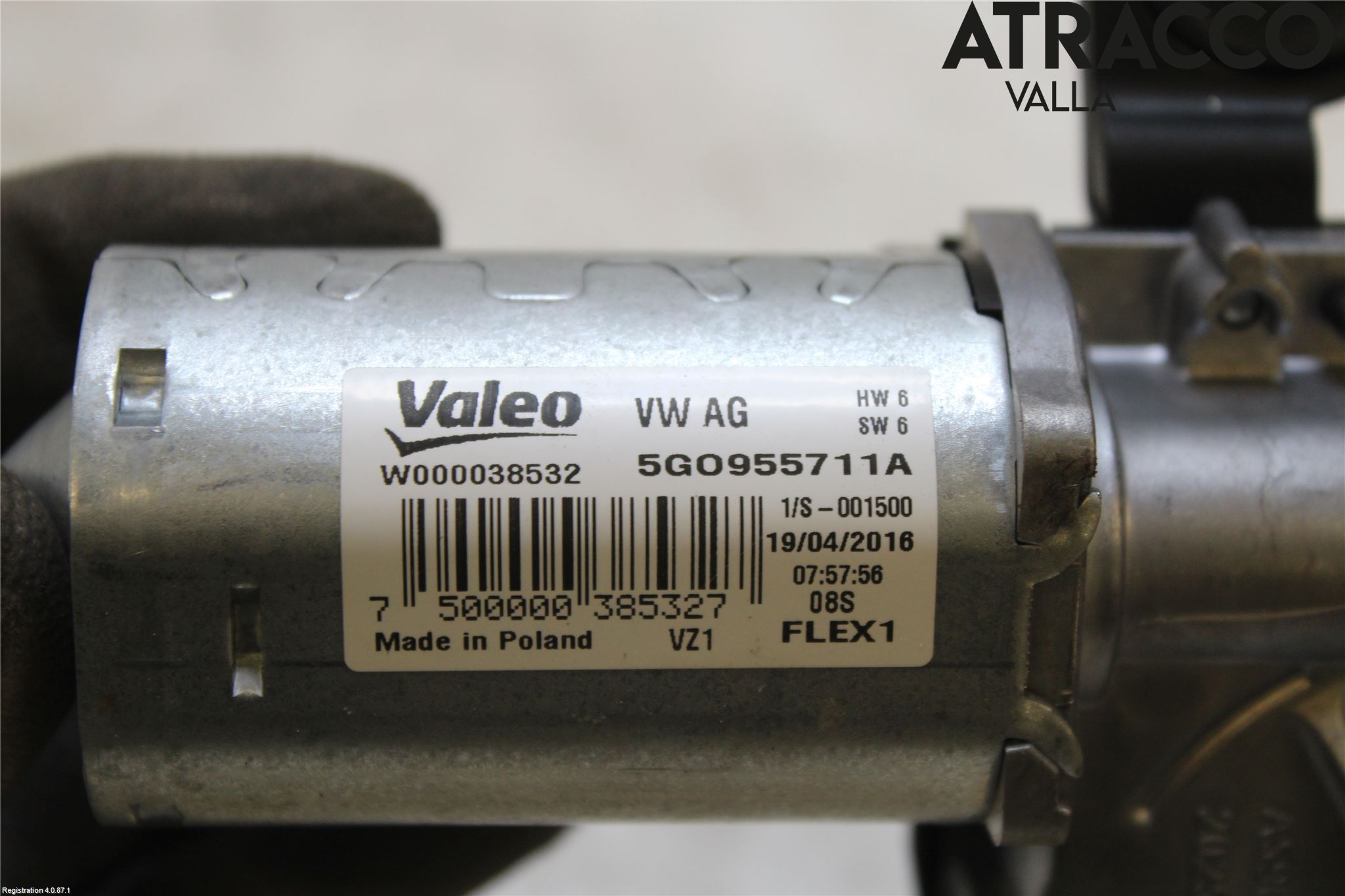 Volkswagen VW PASSAT 15-19 Viskermotor Bakluke