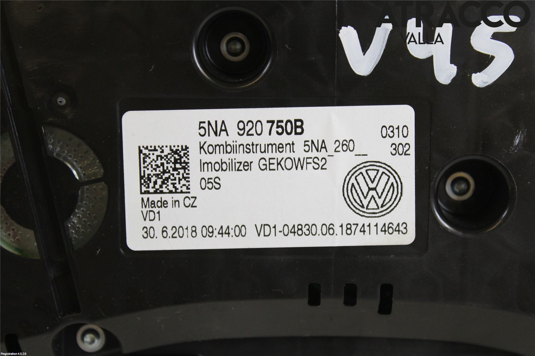 Volkswagen VW TIGUAN 16-24 Instr Kombinert
