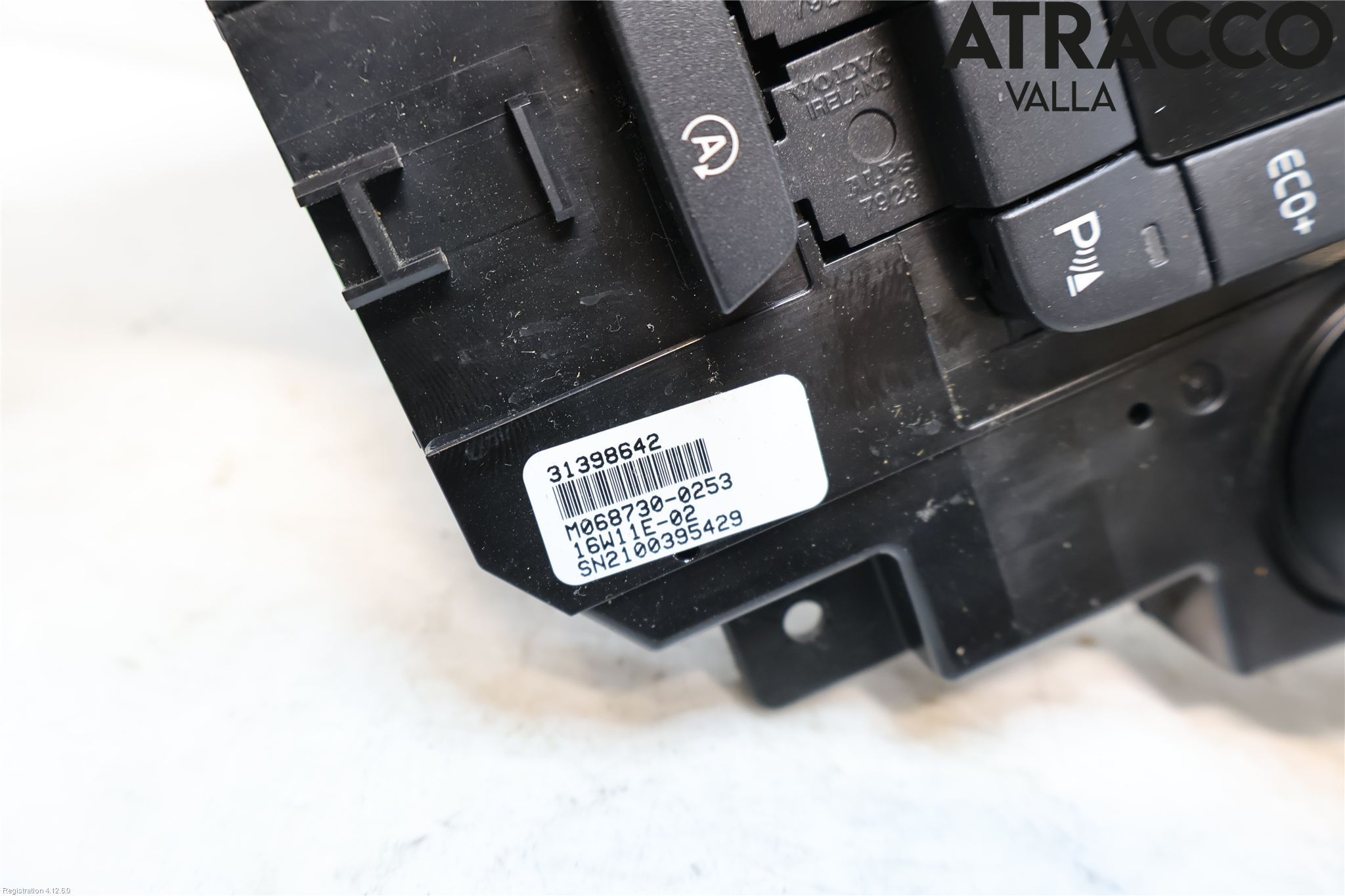 Volvo V40 12-19 Varme Ac Betjening-Display