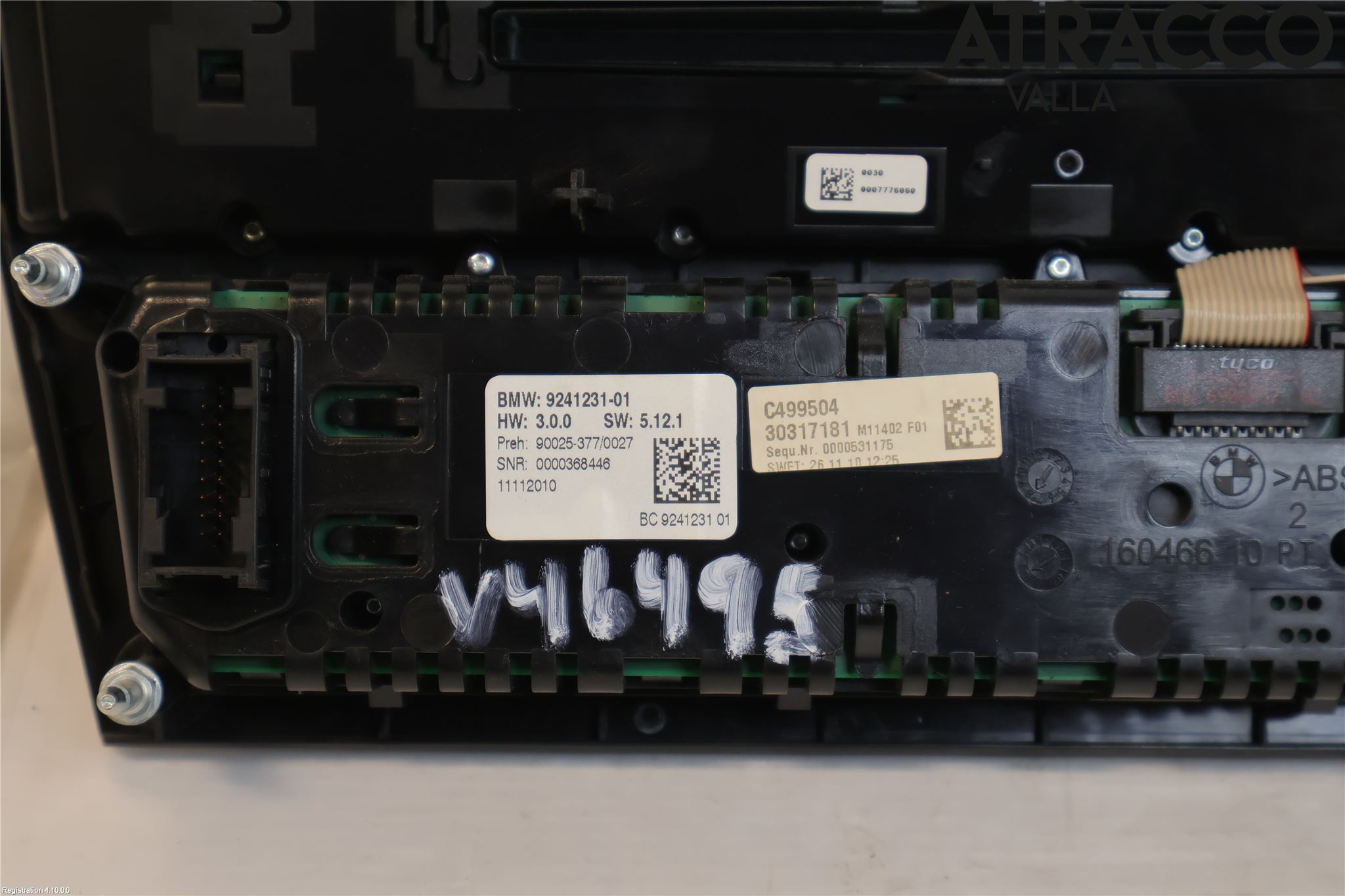 BMW 7 F01/02/03/04 09-15 Varme Ac Betjening-Display