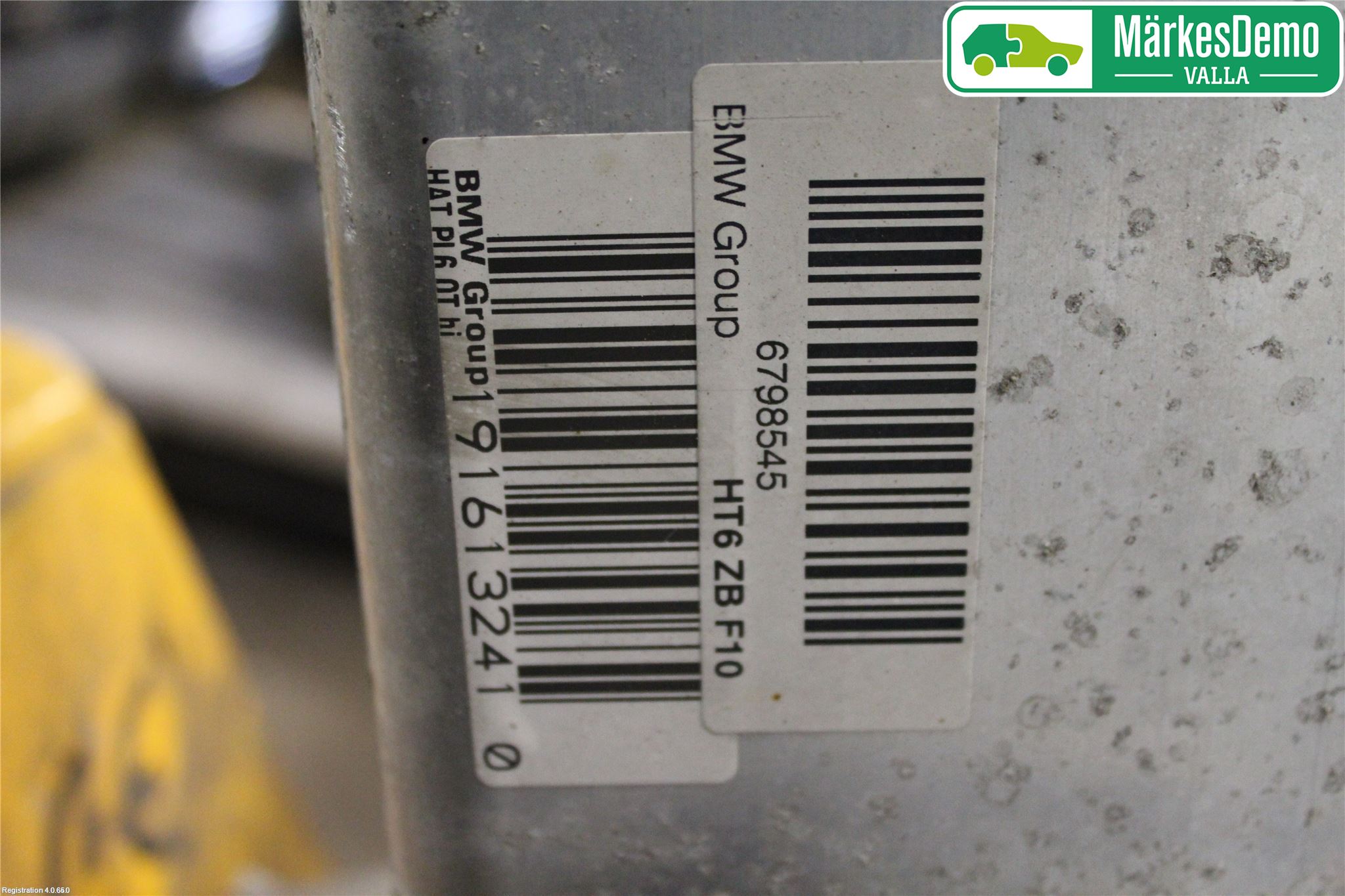 BMW 5 F10/F11/F18 09-17 Bakaksel Feste Travers-Ramme