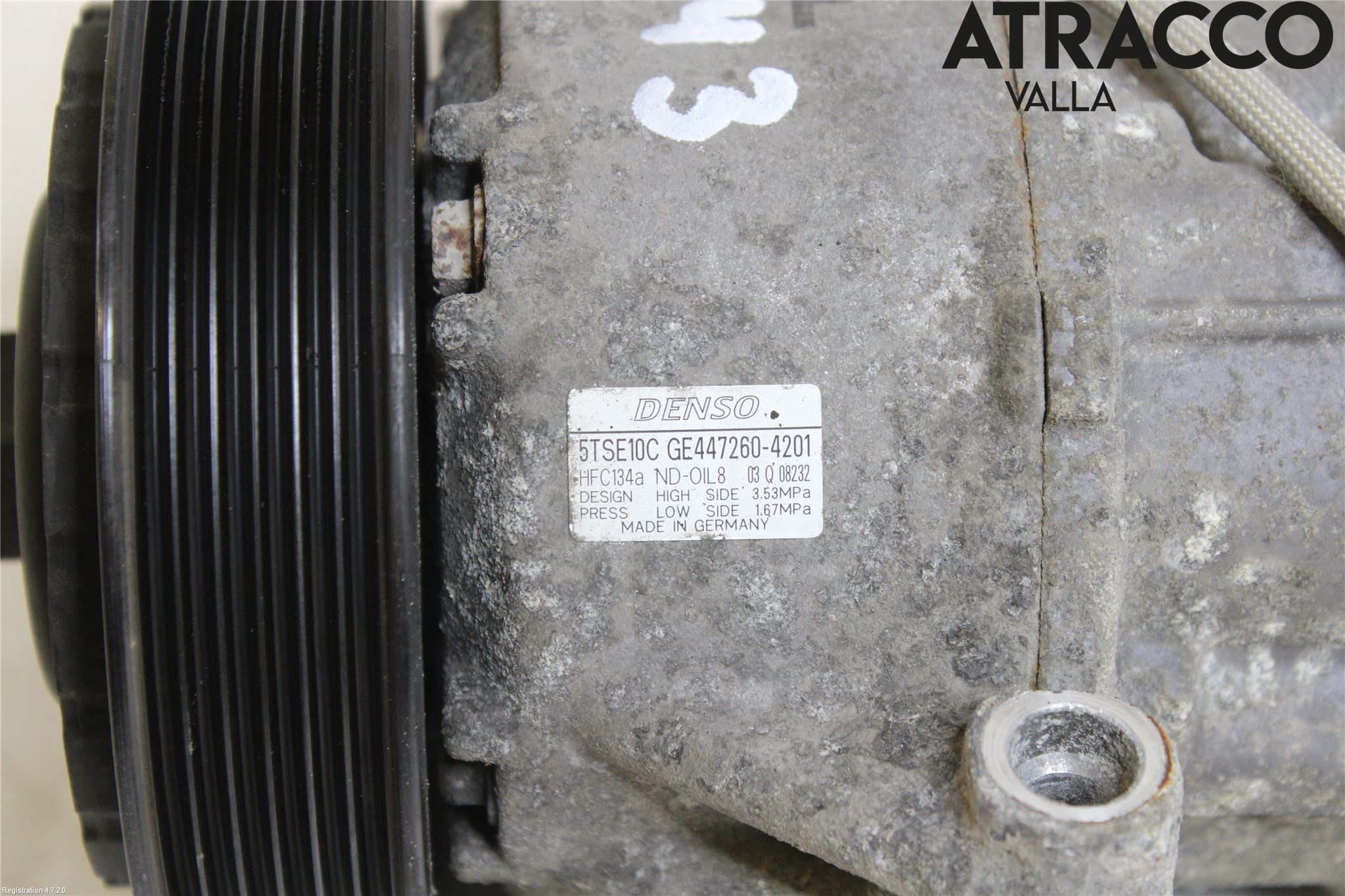 Toyota YARIS XP130 12-14 Varme Ac Kompressor
